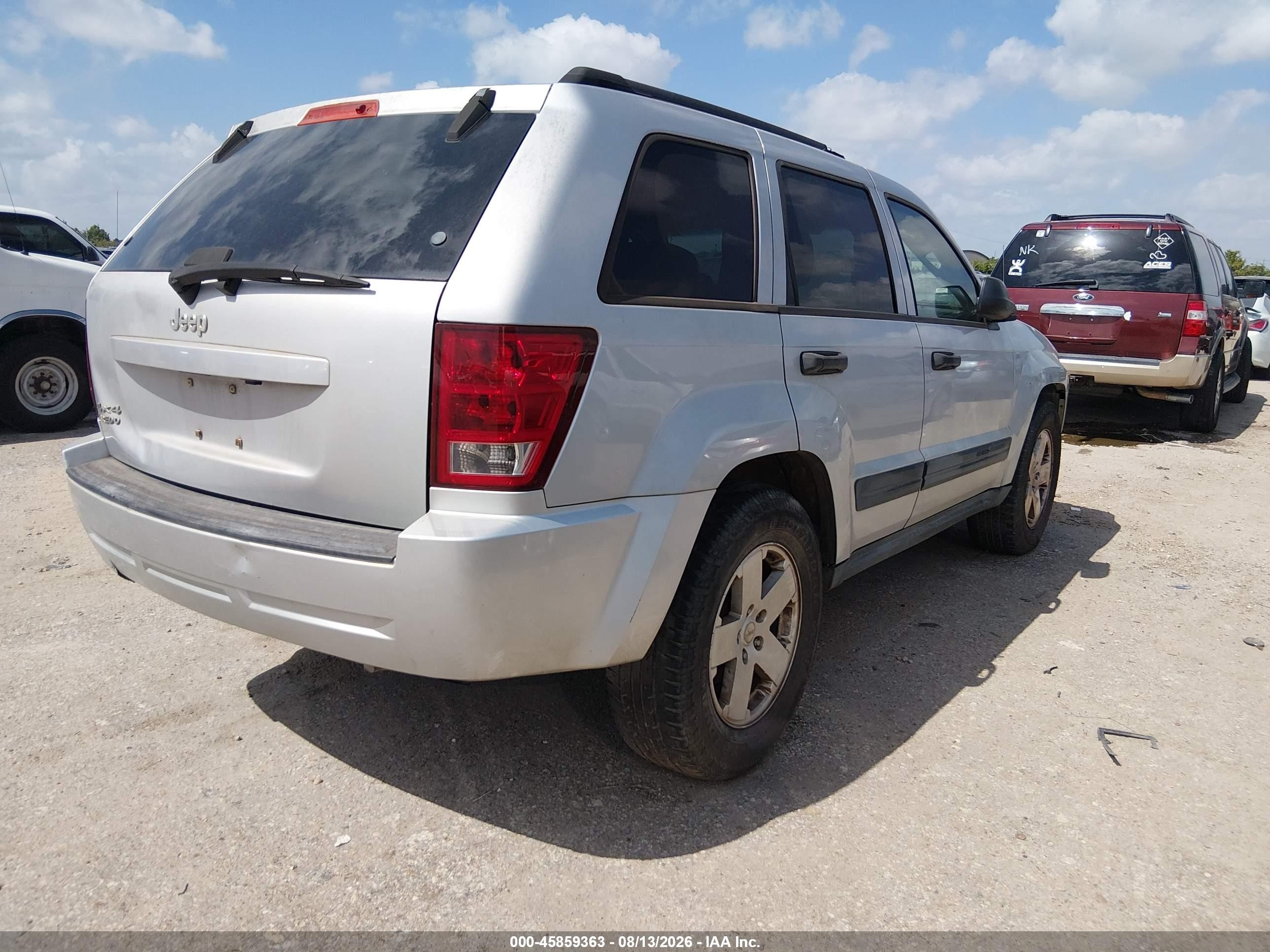 2006 Jeep Grand Cherokee Laredo Серебряный vin: 1J4HR48N36C212943