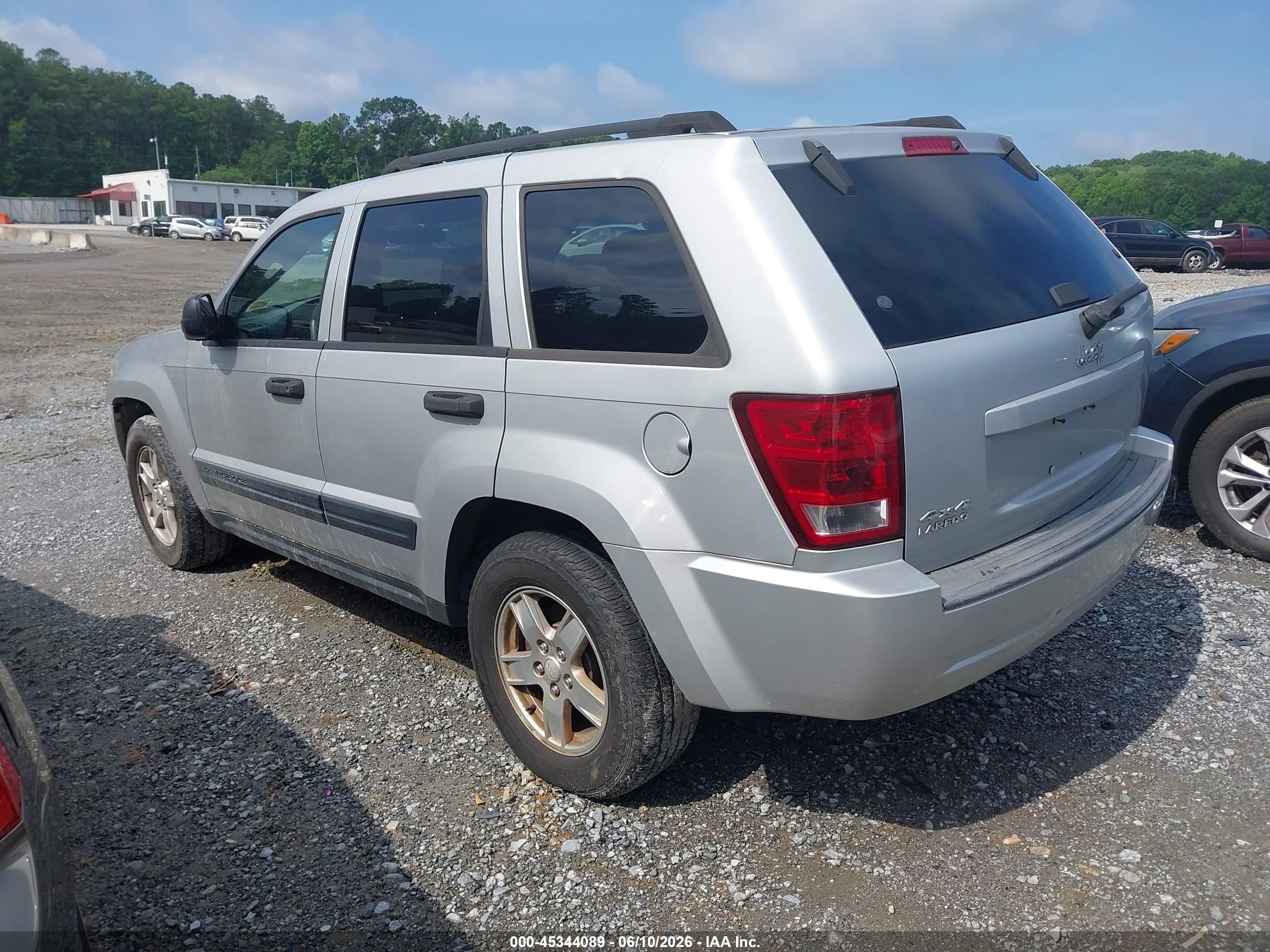 2006 Jeep Grand Cherokee Laredo Silver vin: 1J4HR48N36C251001
