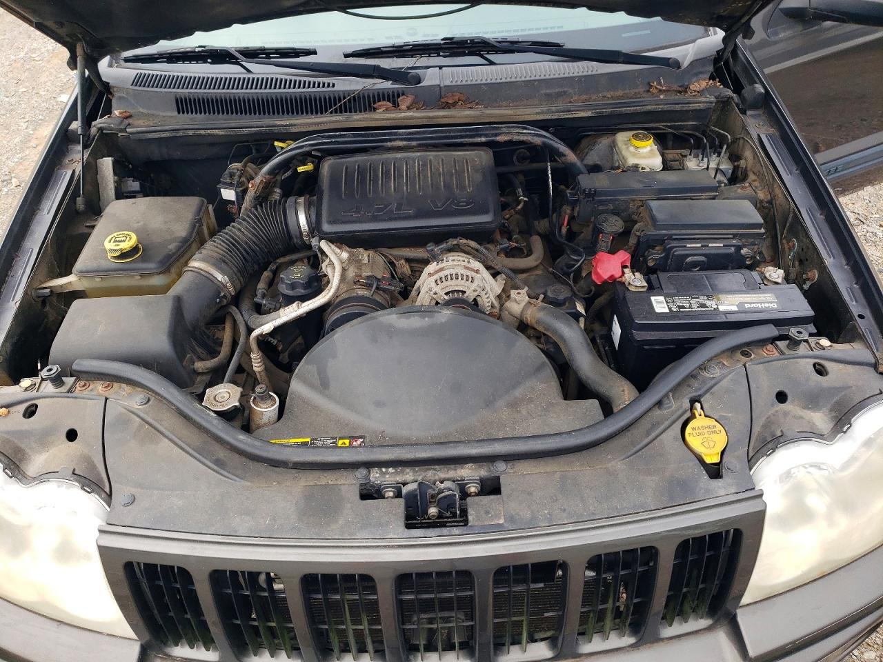 2005 Jeep Grand Cherokee Laredo Серый vin: 1J4HR48N55C609584