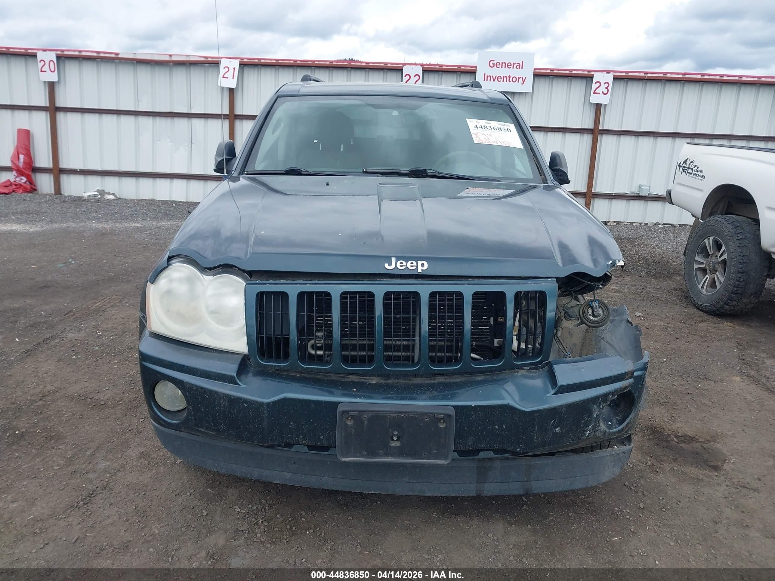 2005 Jeep Grand Cherokee Laredo Green vin: 1J4HR48N65C530215