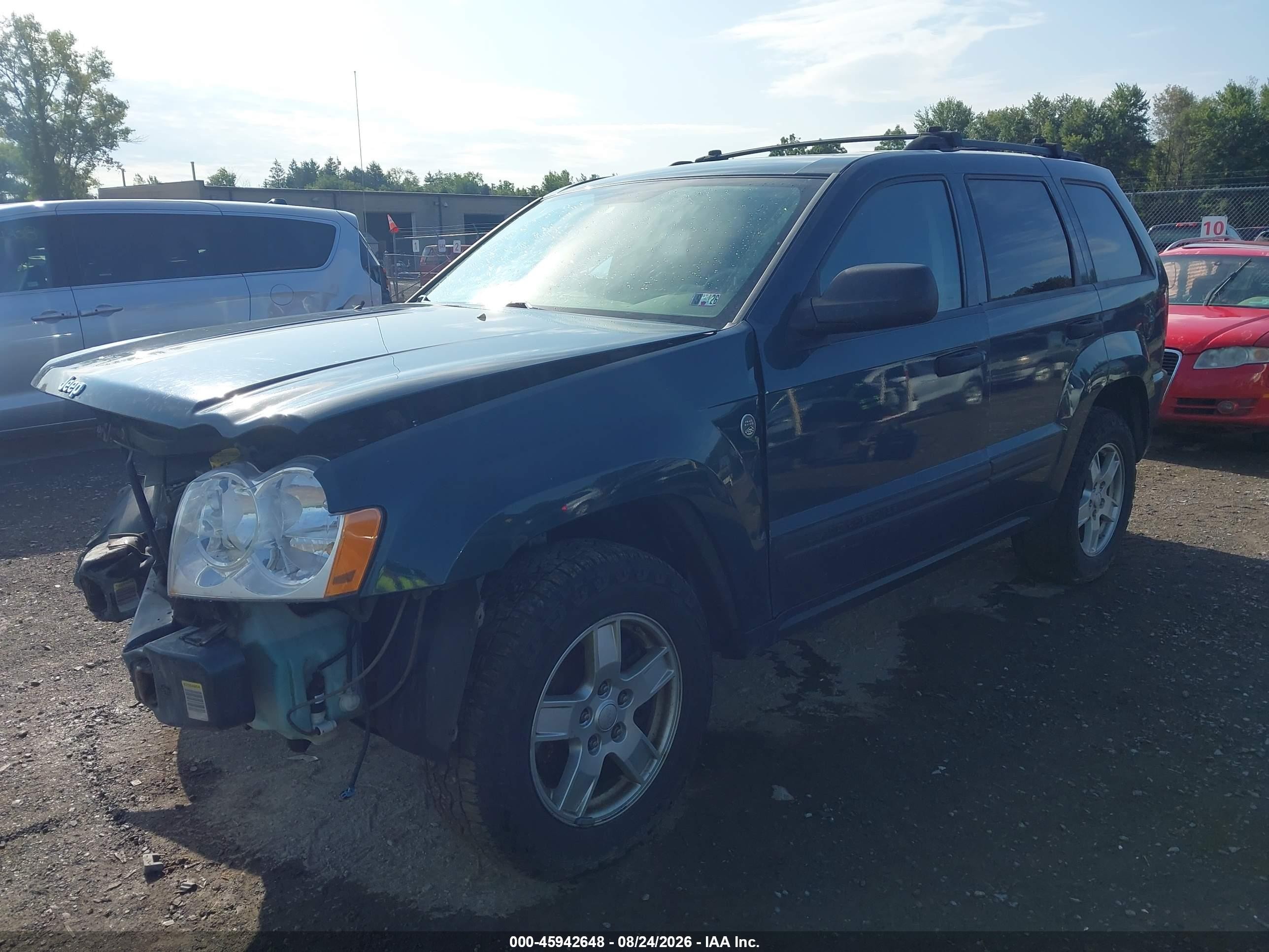 2005 Jeep Grand Cherokee Laredo Green vin: 1J4HR48N95C530242