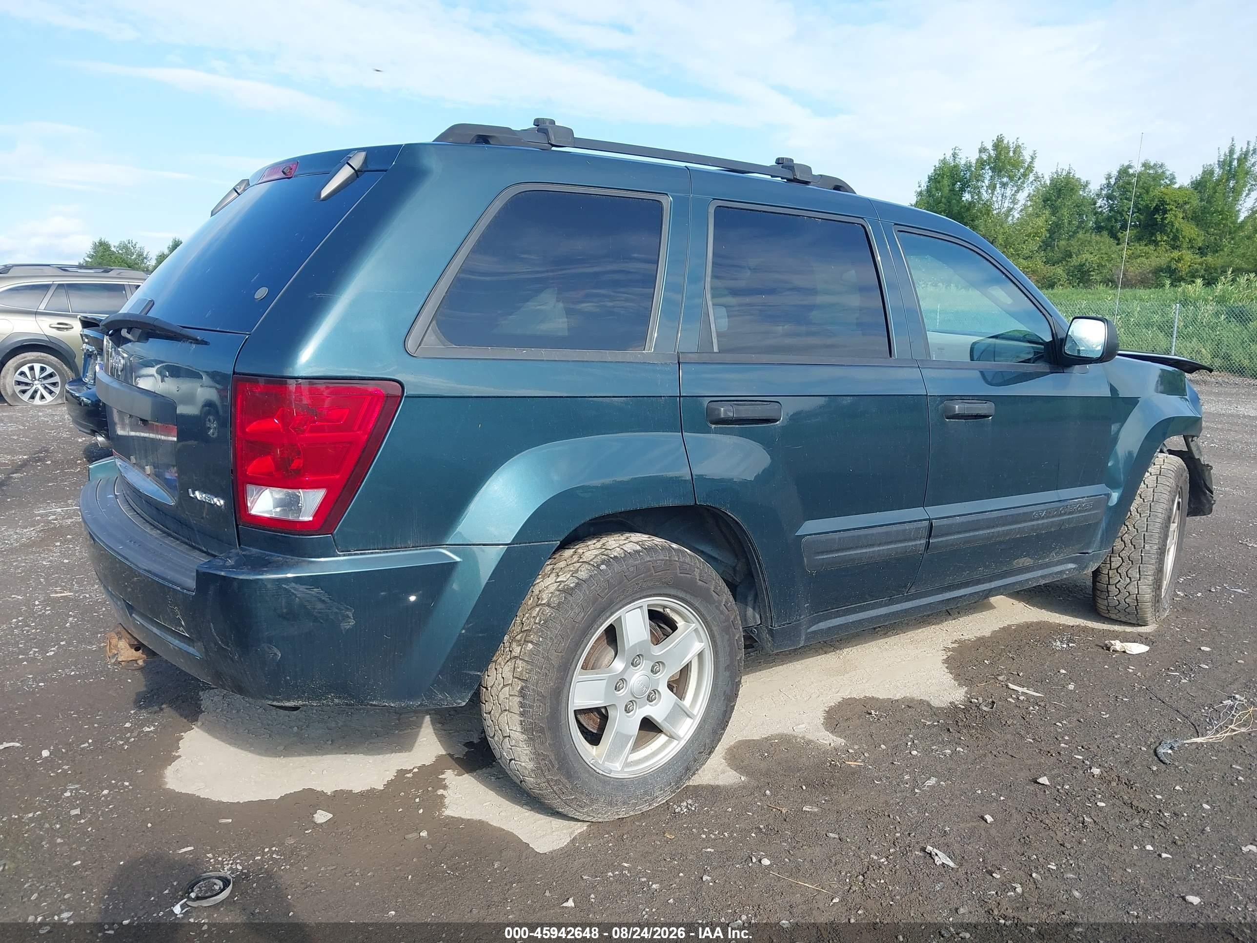 2005 Jeep Grand Cherokee Laredo Green vin: 1J4HR48N95C530242