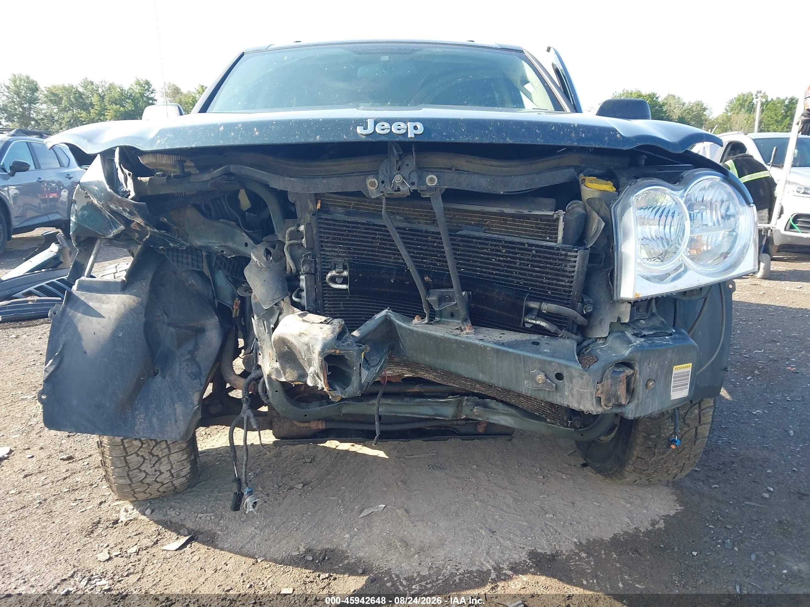 2005 Jeep Grand Cherokee Laredo Green vin: 1J4HR48N95C530242