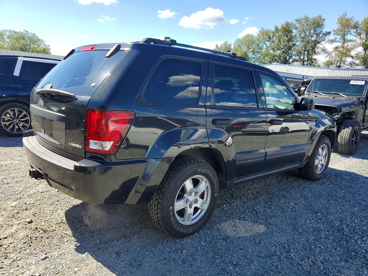 2005 Jeep Grand Cherokee Laredo Black vin: 1J4HR48NX5C530413