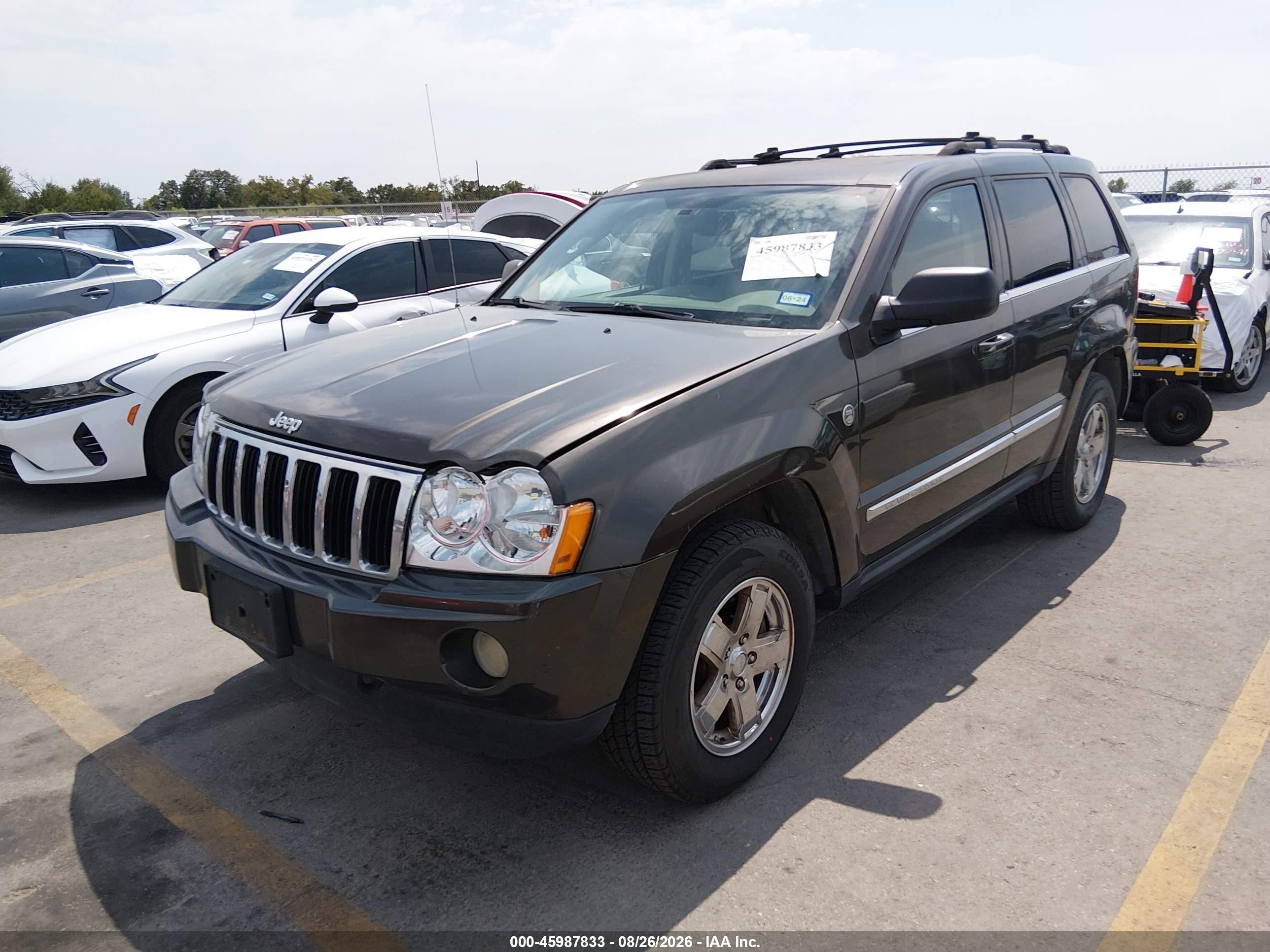 2005 Jeep Grand Cherokee Limited Gray vin: 1J4HR58215C675058