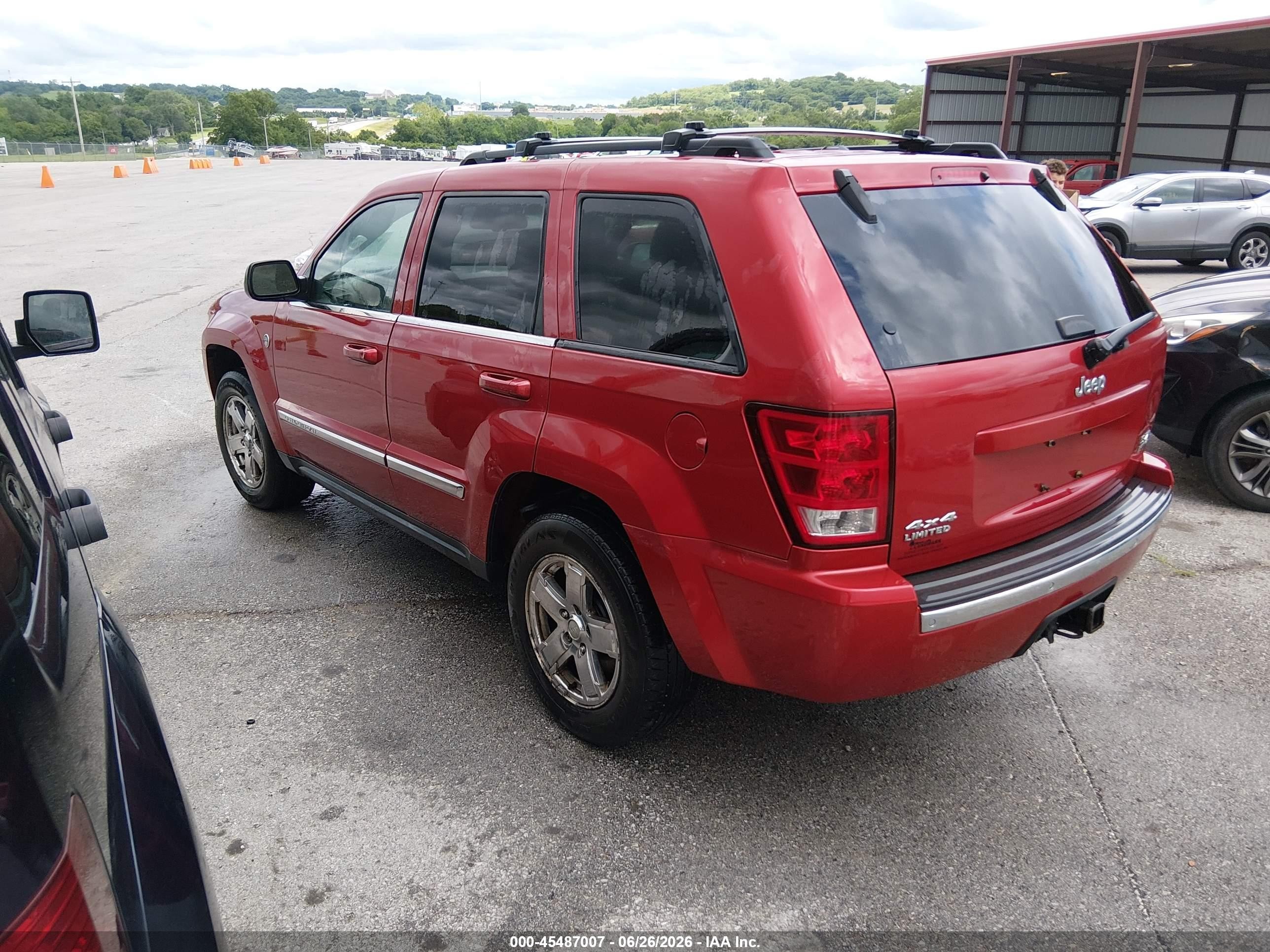 2006 Jeep Grand Cherokee Limited Red vin: 1J4HR58236C336335