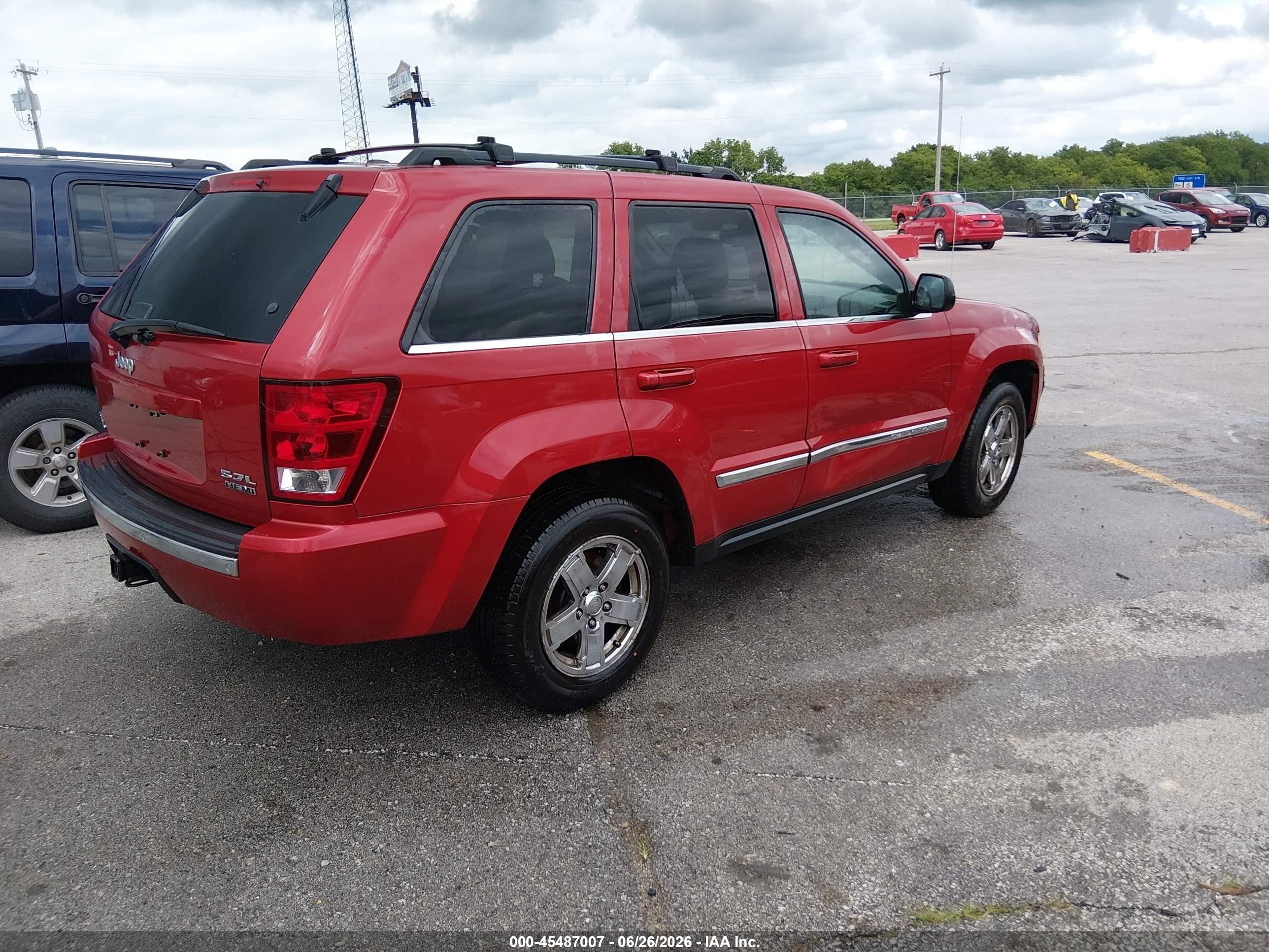 2006 Jeep Grand Cherokee Limited Red vin: 1J4HR58236C336335
