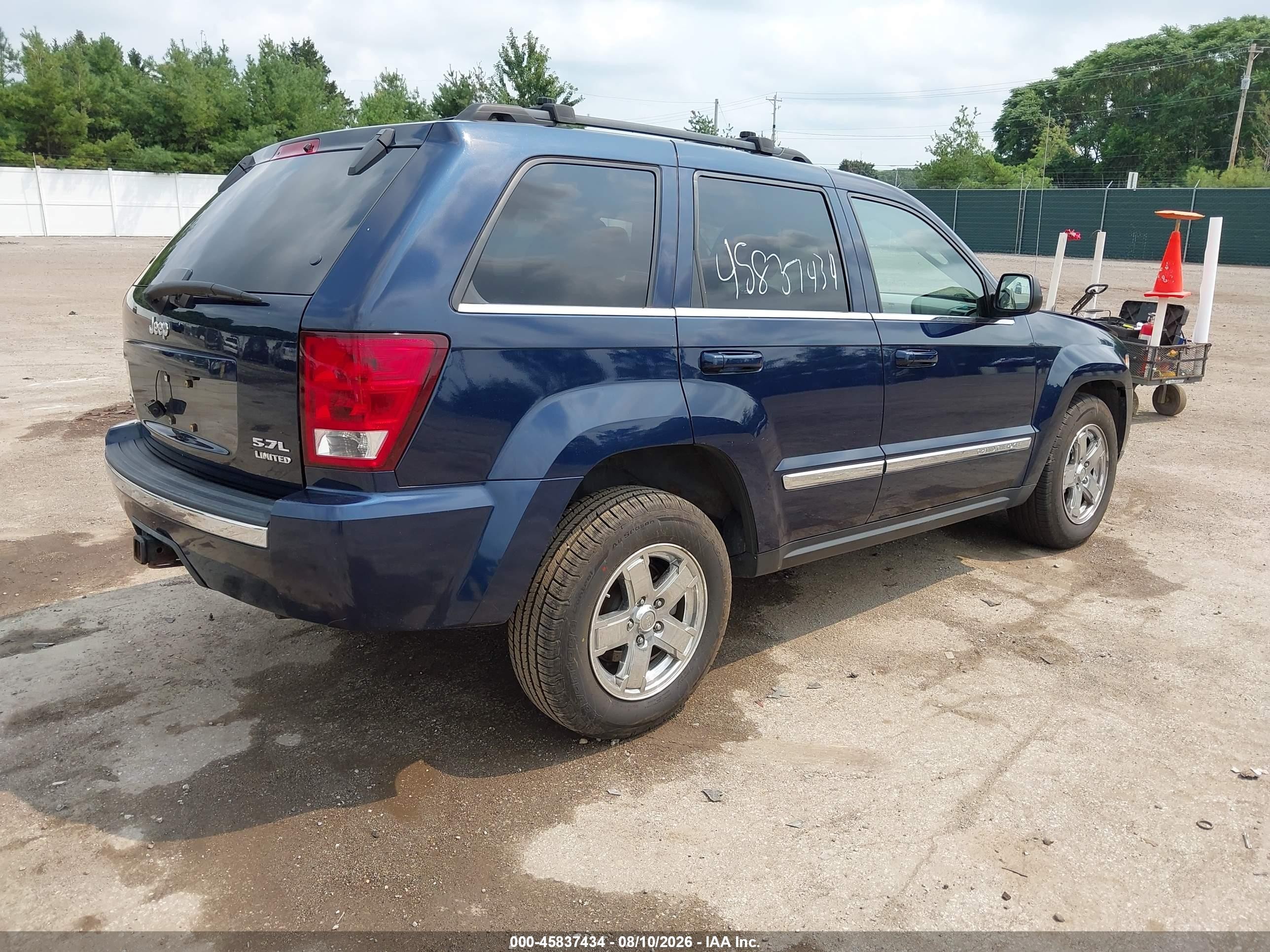 2005 Jeep Grand Cherokee Limited Dark Blue vin: 1J4HR58255C727730