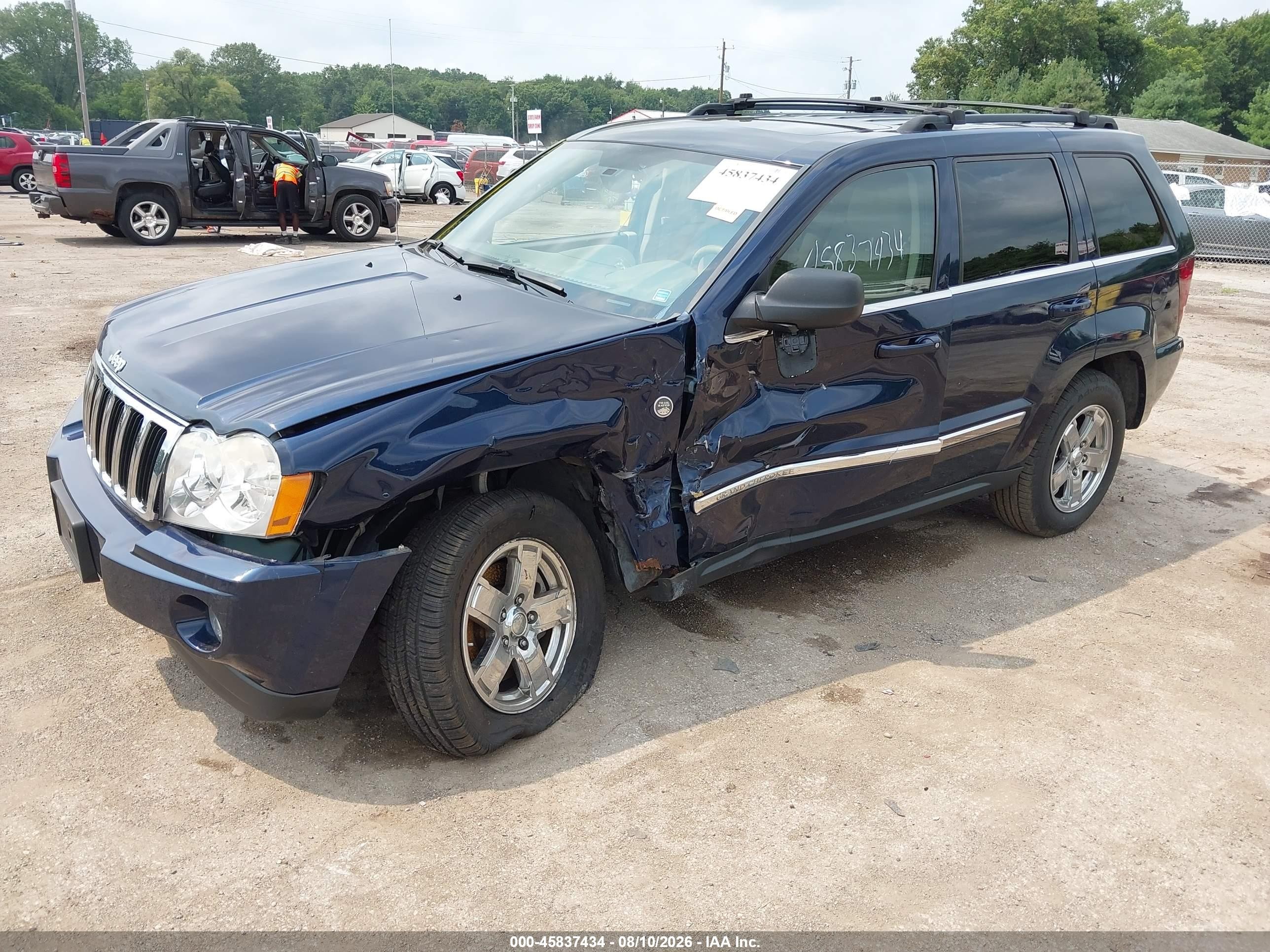 2005 Jeep Grand Cherokee Limited Dark Blue vin: 1J4HR58255C727730