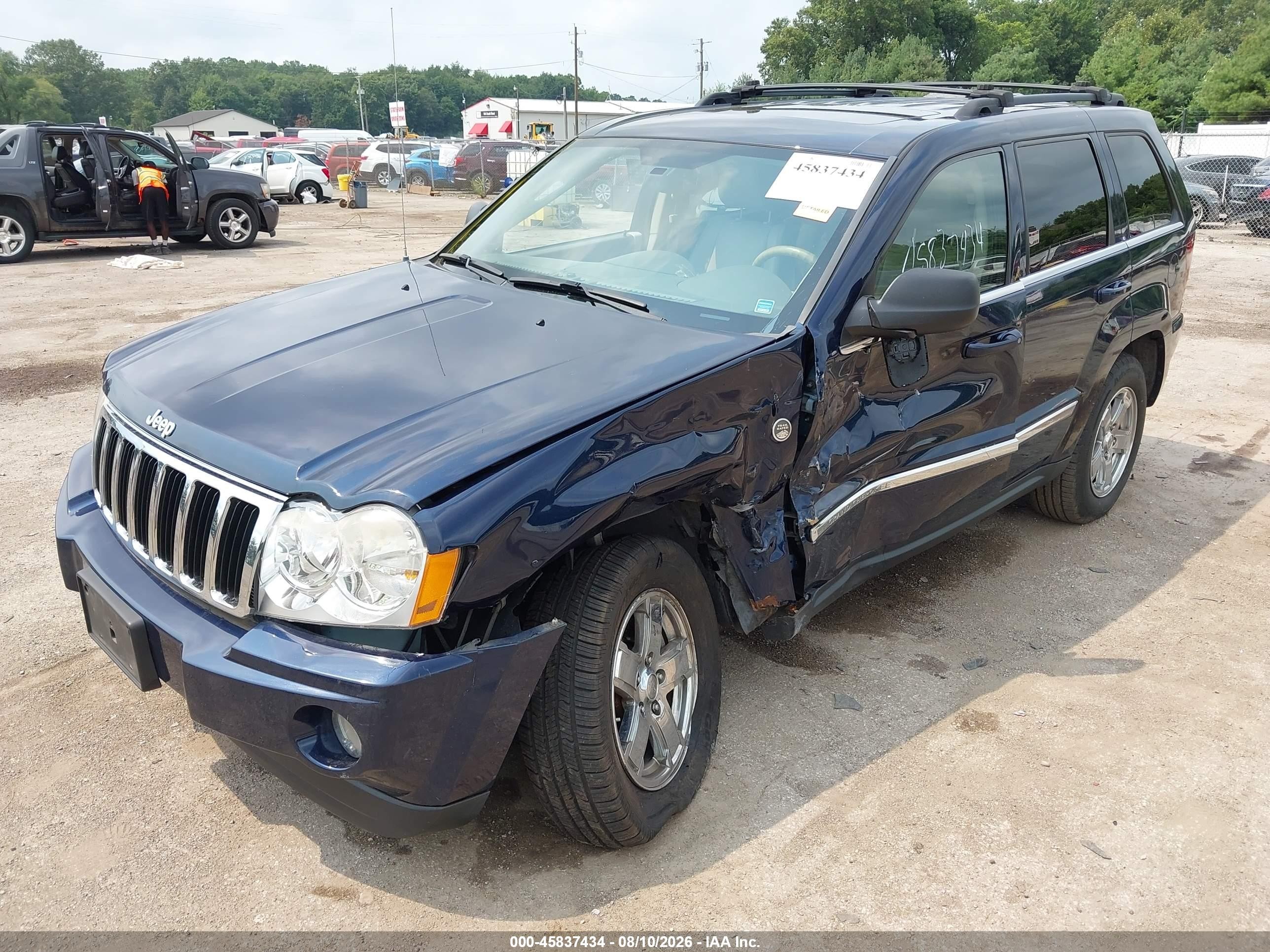 2005 Jeep Grand Cherokee Limited Dark Blue vin: 1J4HR58255C727730