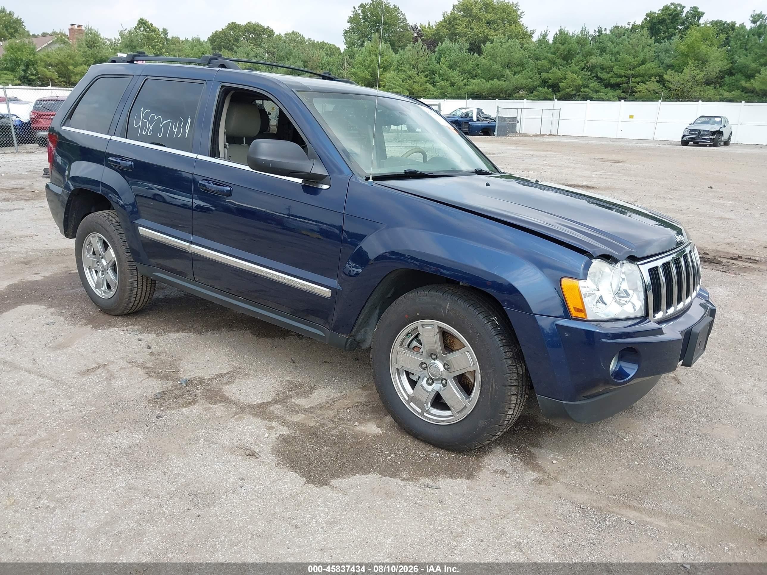 2005 Jeep Grand Cherokee Limited Dark Blue vin: 1J4HR58255C727730