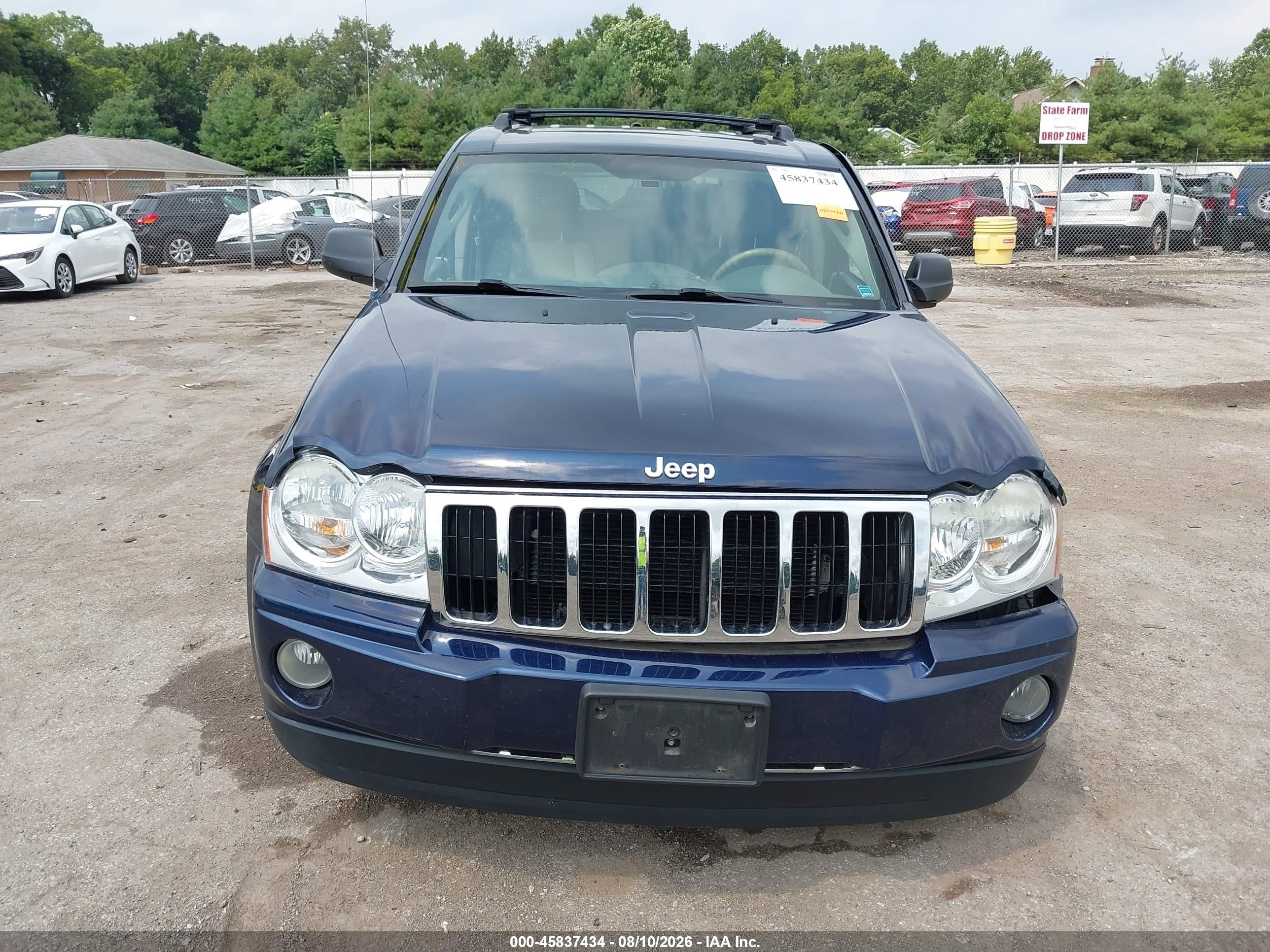 2005 Jeep Grand Cherokee Limited Dark Blue vin: 1J4HR58255C727730
