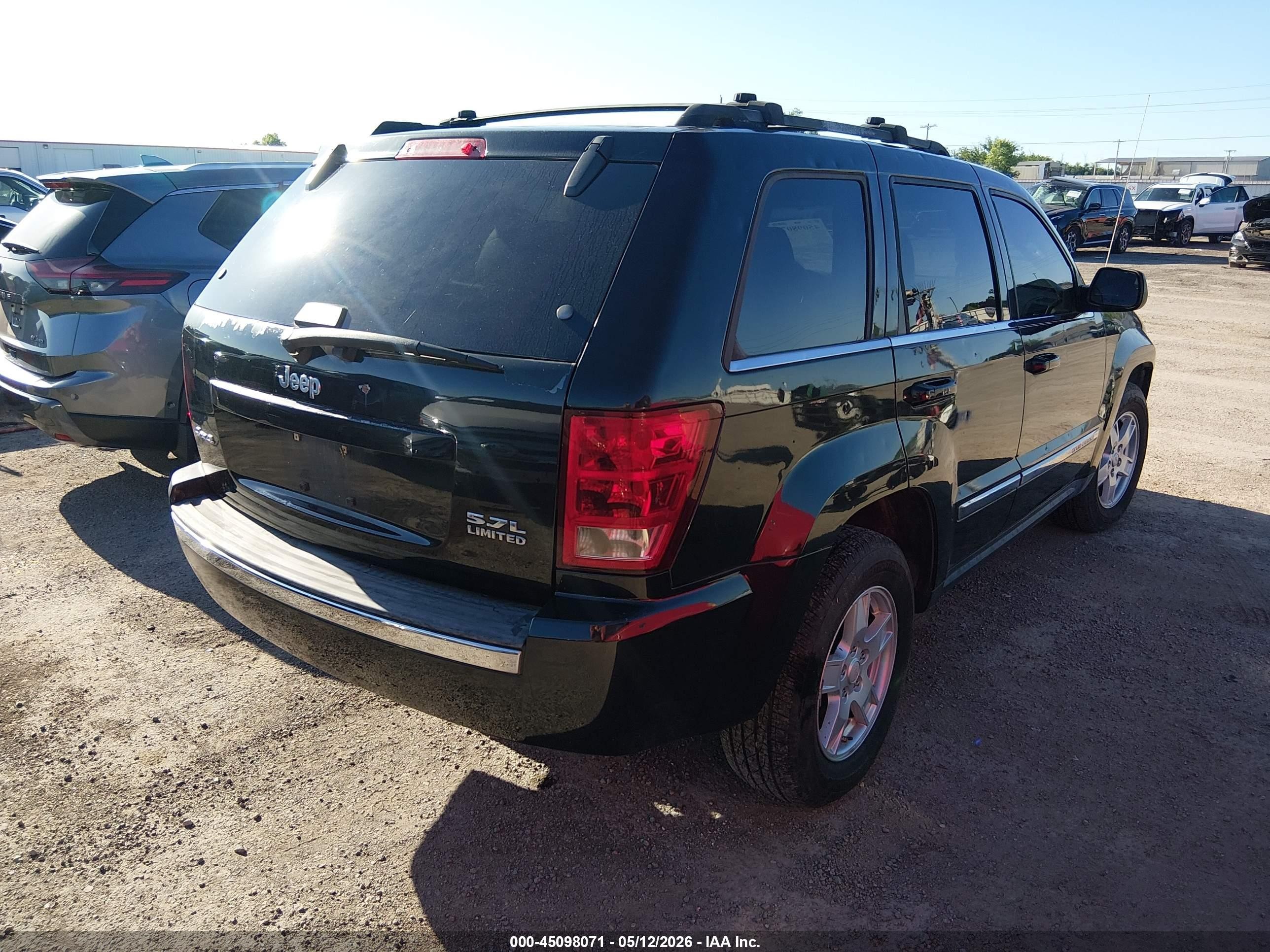 2005 Jeep Grand Cherokee Limited Черный vin: 1J4HR58275C511829
