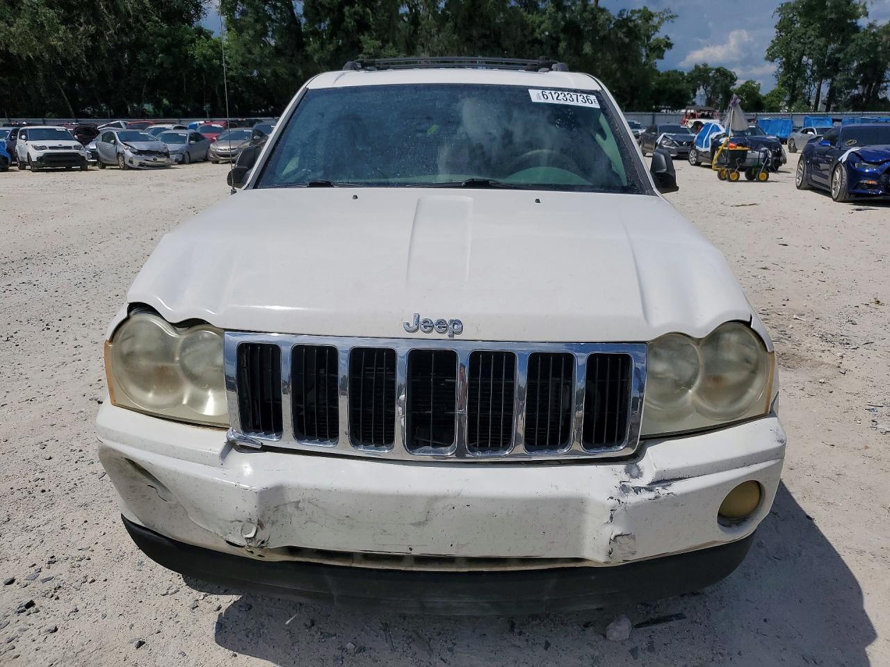 2005 Jeep Grand Cherokee Limited White vin: 1J4HR58275C673329
