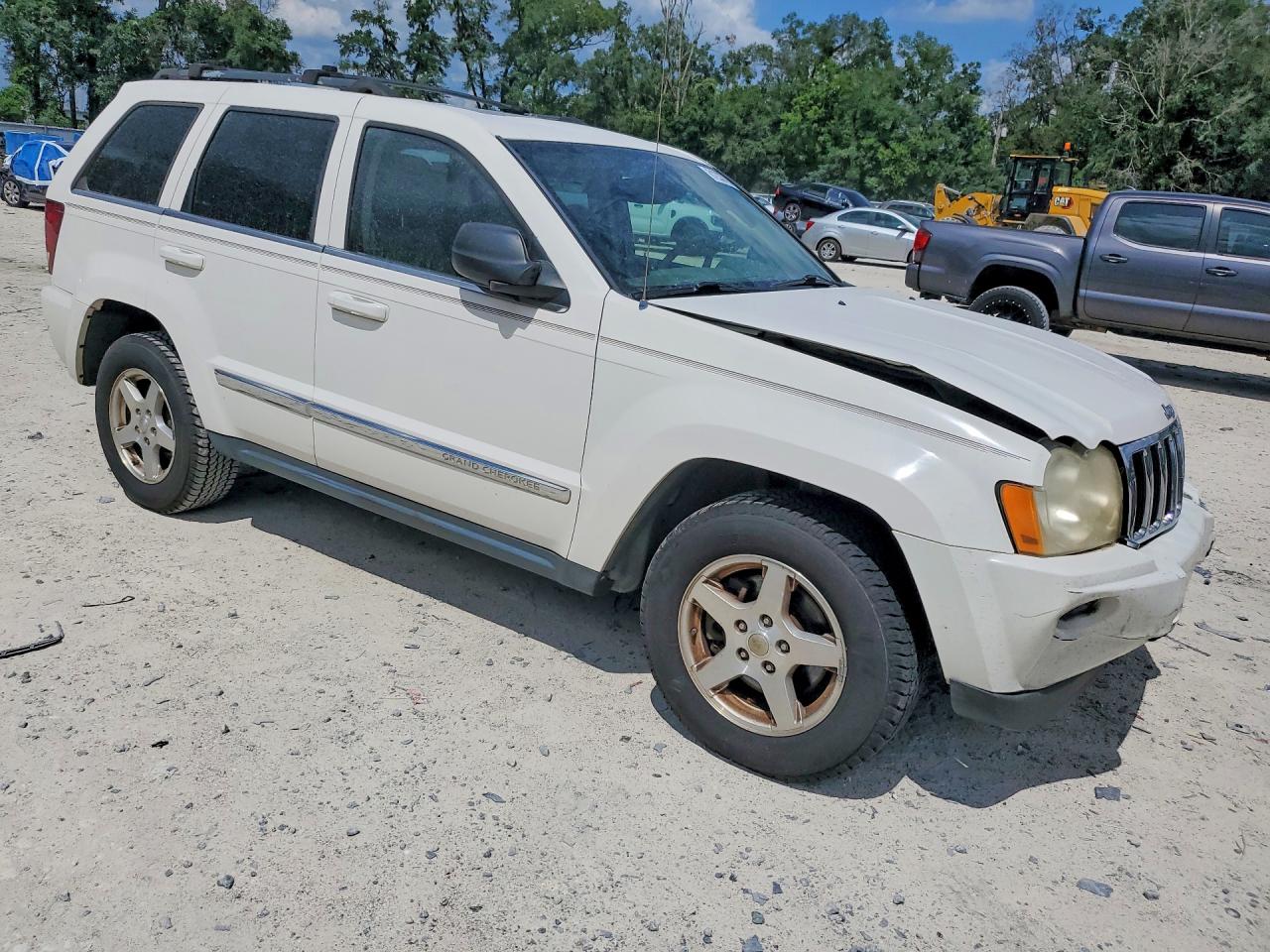 2005 Jeep Grand Cherokee Limited White vin: 1J4HR58275C673329