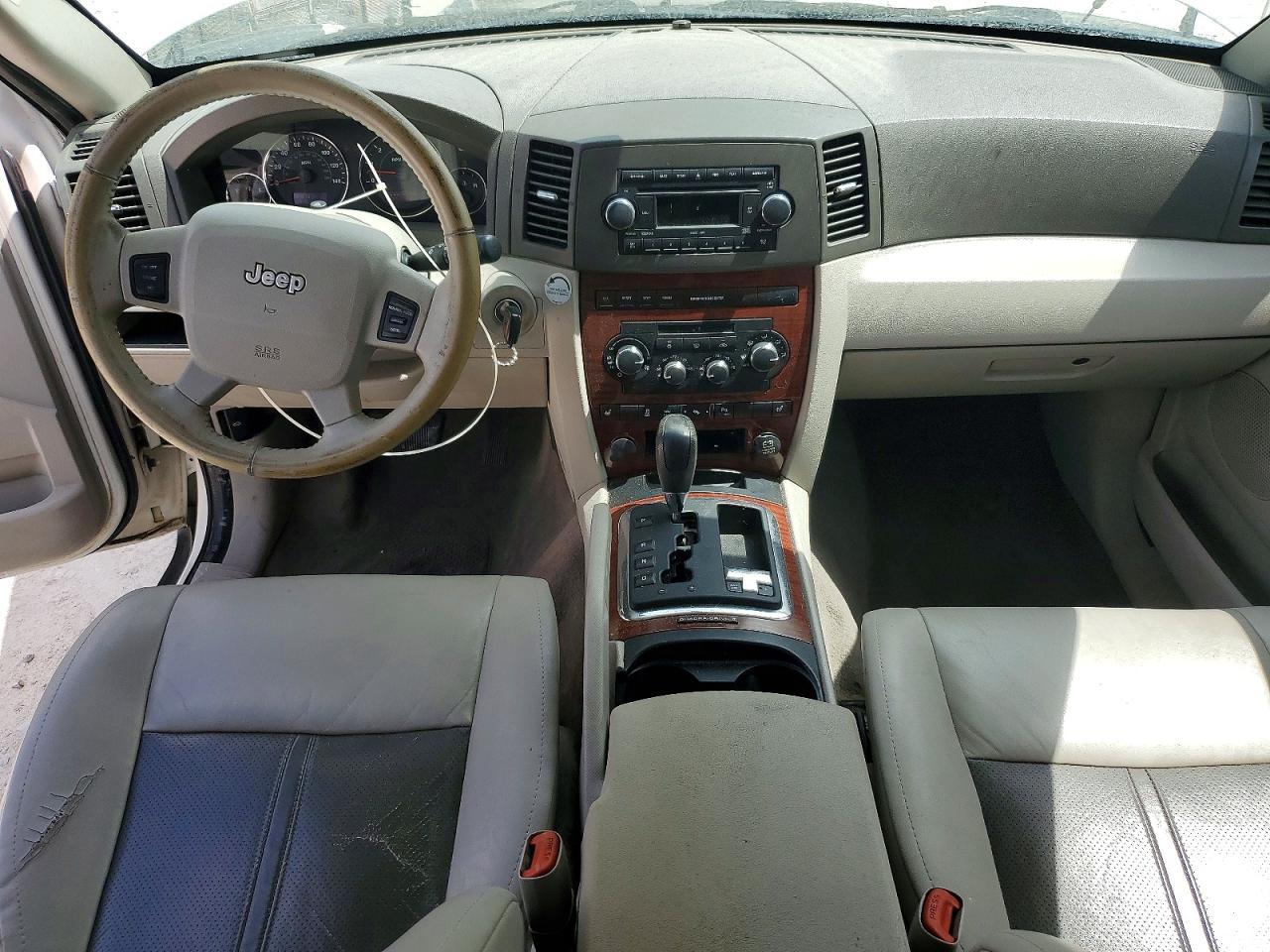 2005 Jeep Grand Cherokee Limited White vin: 1J4HR58275C673329