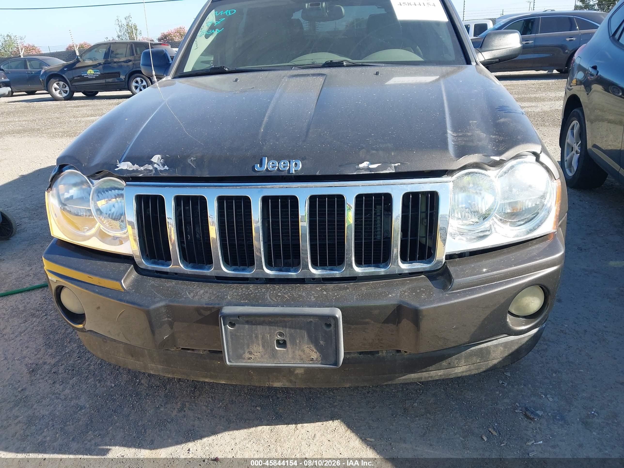 2005 Jeep Grand Cherokee Limited Gray vin: 1J4HR58285C521575