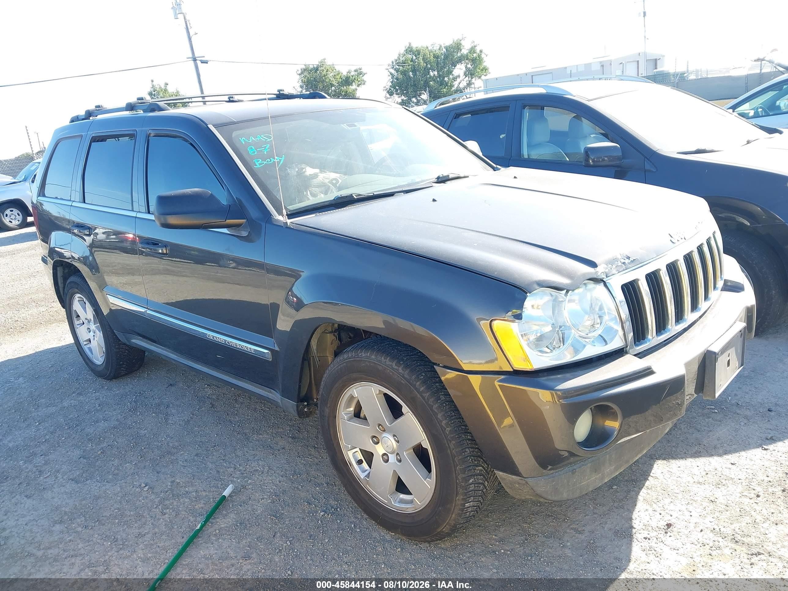 2005 Jeep Grand Cherokee Limited Gray vin: 1J4HR58285C521575
