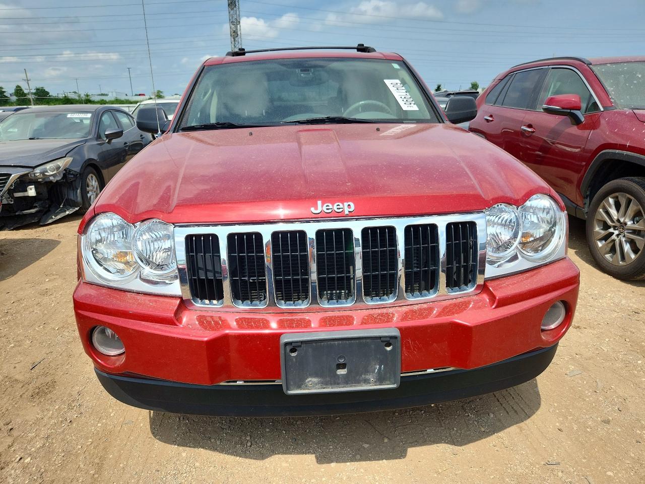 2005 Jeep Grand Cherokee Limited Красный vin: 1J4HR58285C699678