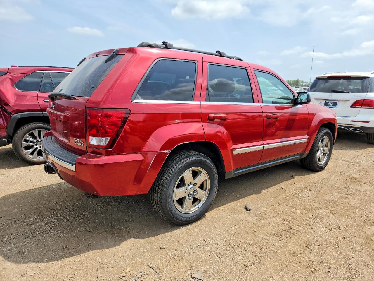 2005 Jeep Grand Cherokee Limited Красный vin: 1J4HR58285C699678