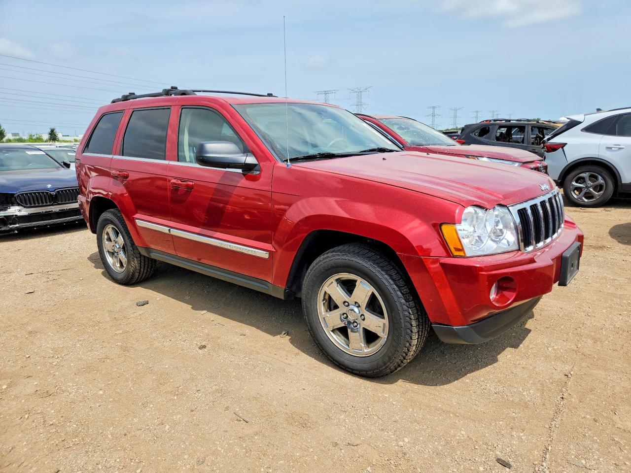 2005 Jeep Grand Cherokee Limited Красный vin: 1J4HR58285C699678