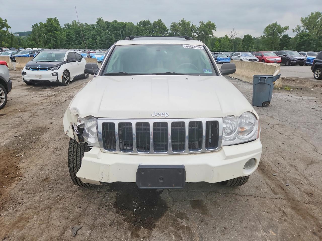 2006 Jeep Grand Cherokee Limited White vin: 1J4HR58286C223206