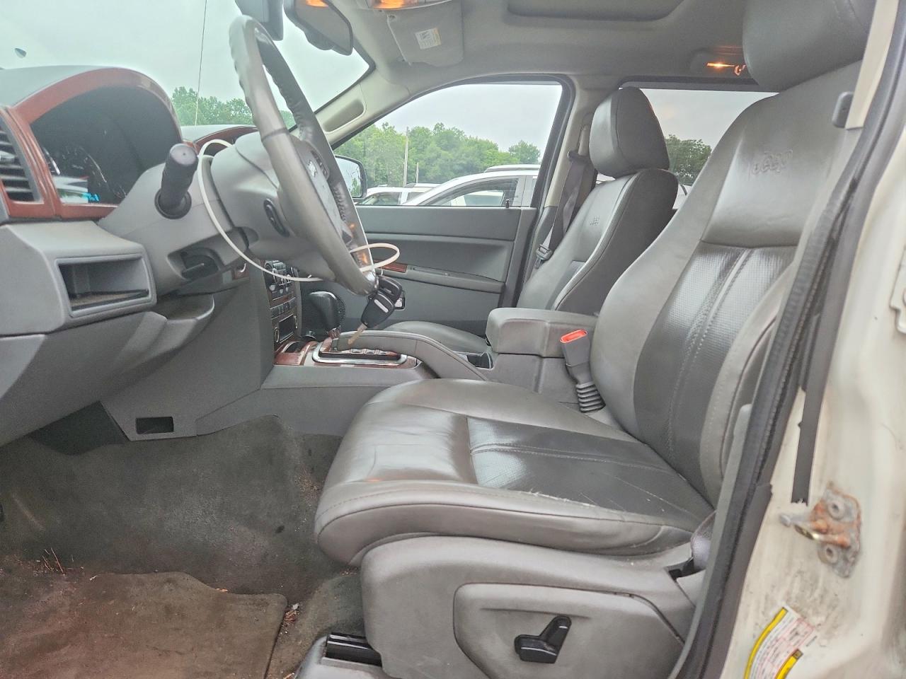 2006 Jeep Grand Cherokee Limited White vin: 1J4HR58286C223206