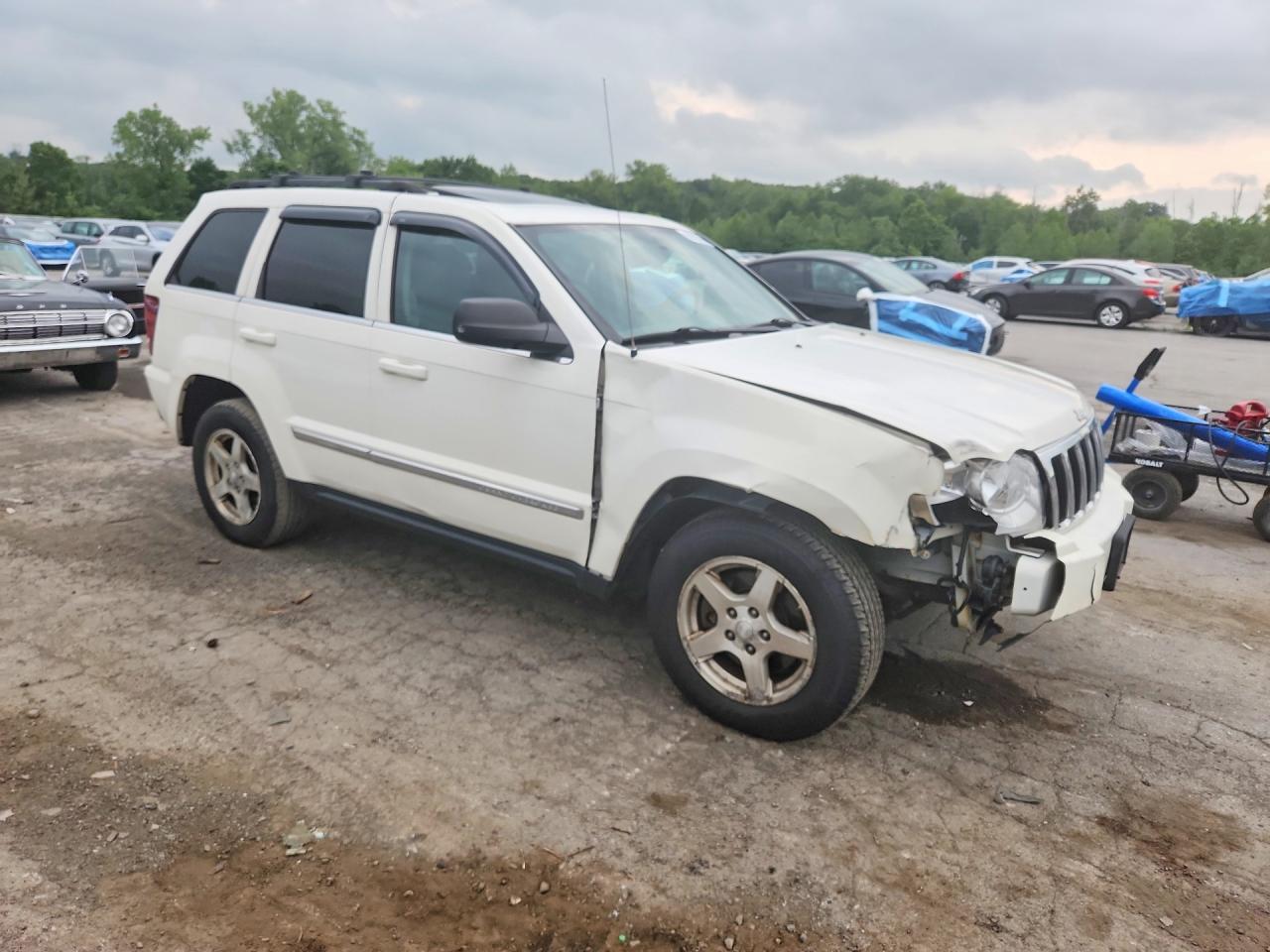 2006 Jeep Grand Cherokee Limited White vin: 1J4HR58286C223206