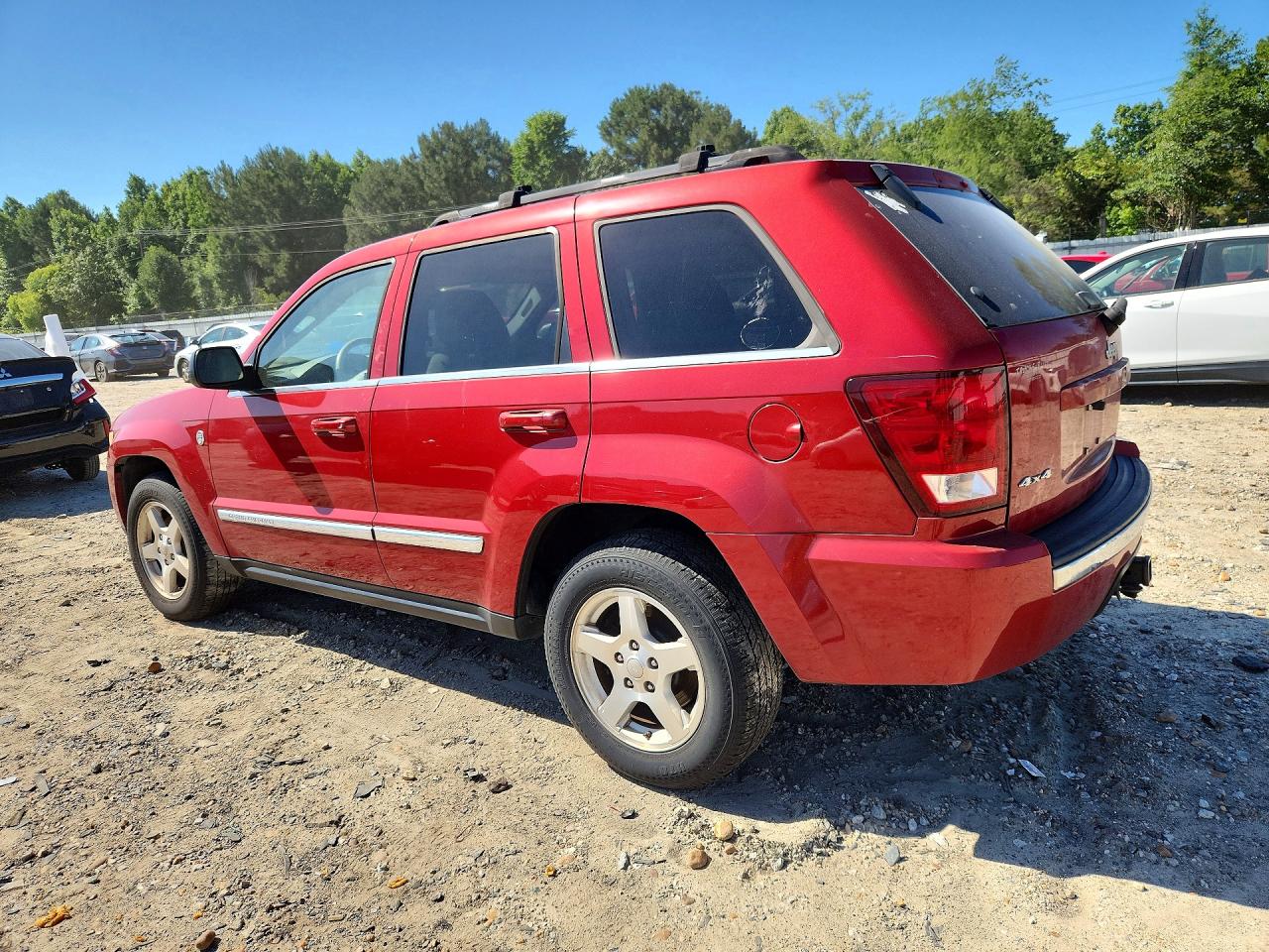 2005 Jeep Grand Cherokee Limited Red vin: 1J4HR58295C651901