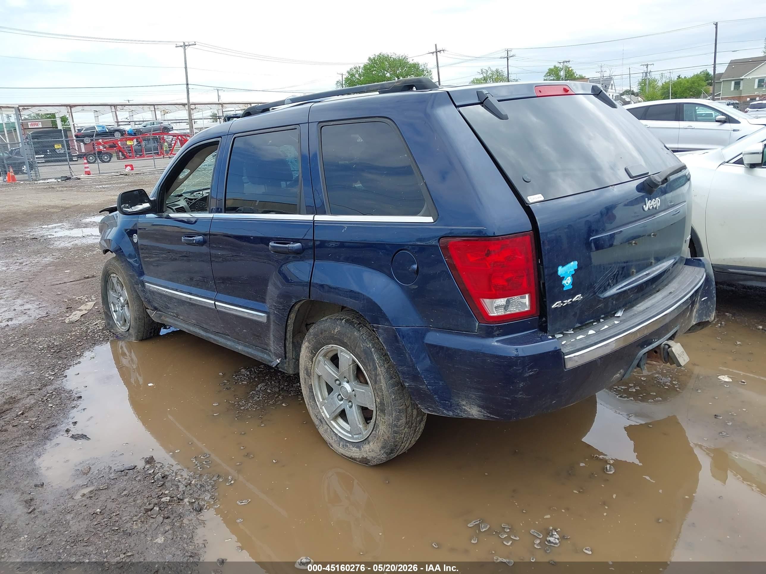 2005 Jeep Grand Cherokee Limited Blue vin: 1J4HR58N05C728830