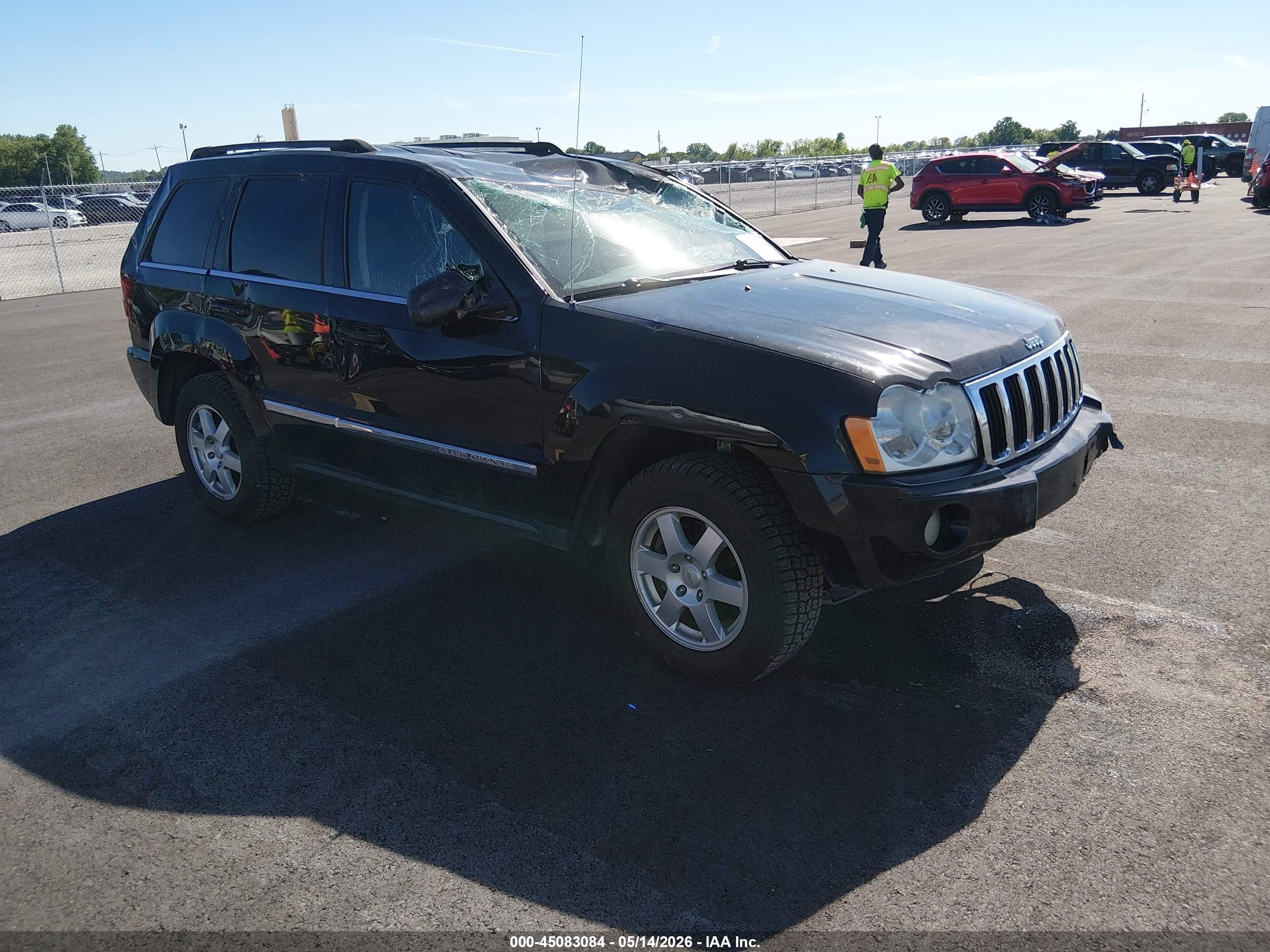 2006 Jeep Grand Cherokee Limited Black vin: 1J4HR58N06C278100