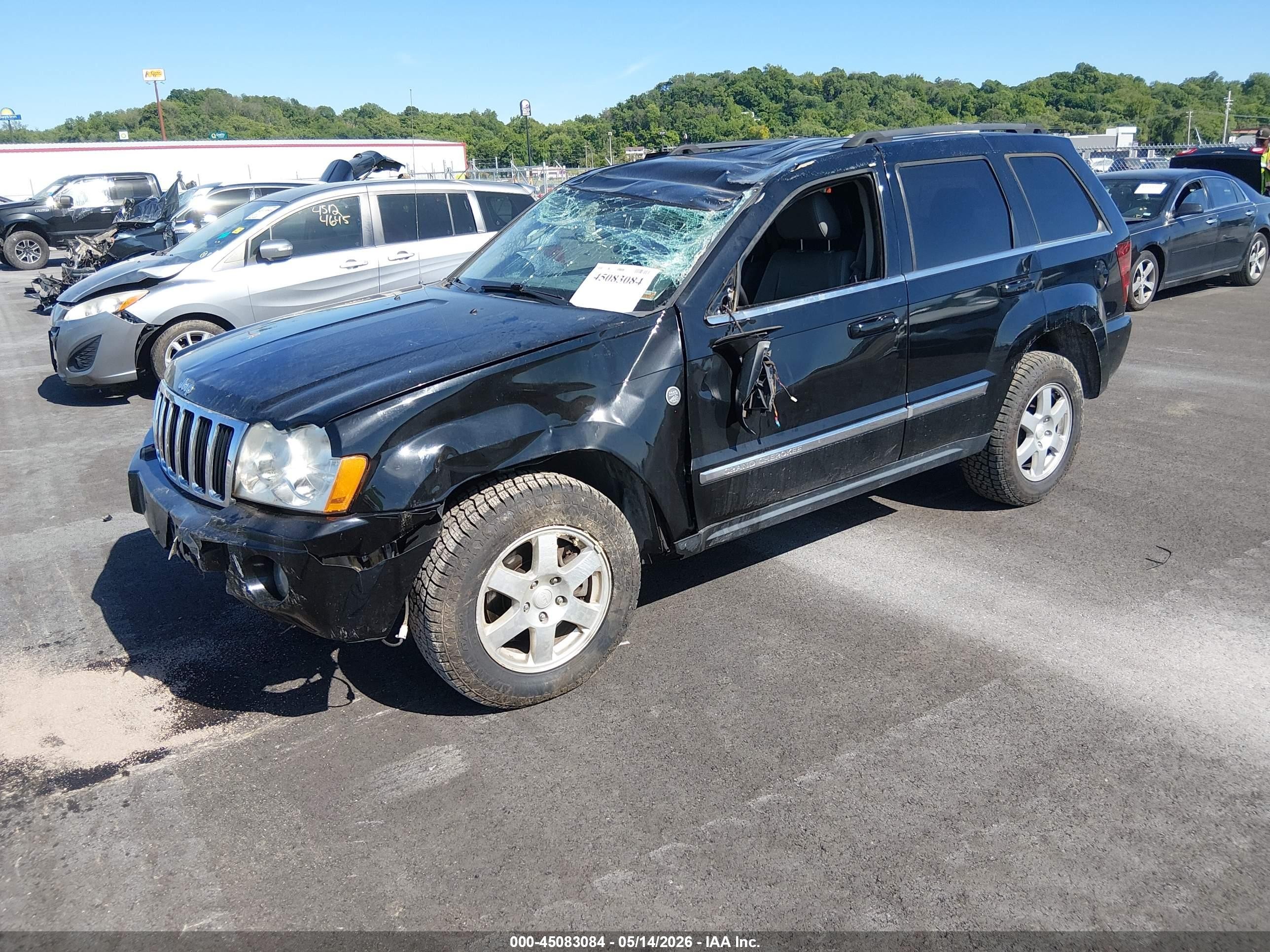 2006 Jeep Grand Cherokee Limited Black vin: 1J4HR58N06C278100