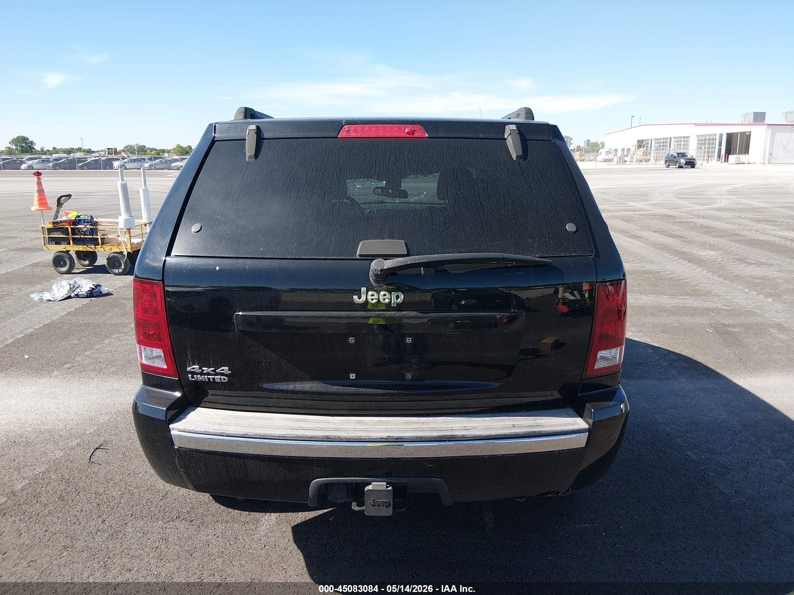 2006 Jeep Grand Cherokee Limited Black vin: 1J4HR58N06C278100