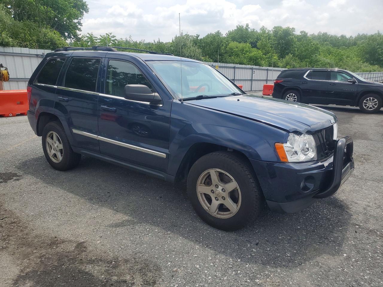 2005 Jeep Grand Cherokee Limited Синий vin: 1J4HR58N35C522319
