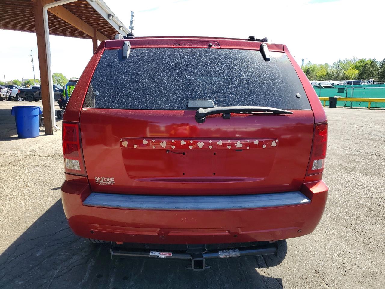 2005 Jeep Grand Cherokee Limited Maroon vin: 1J4HR58N45C612188