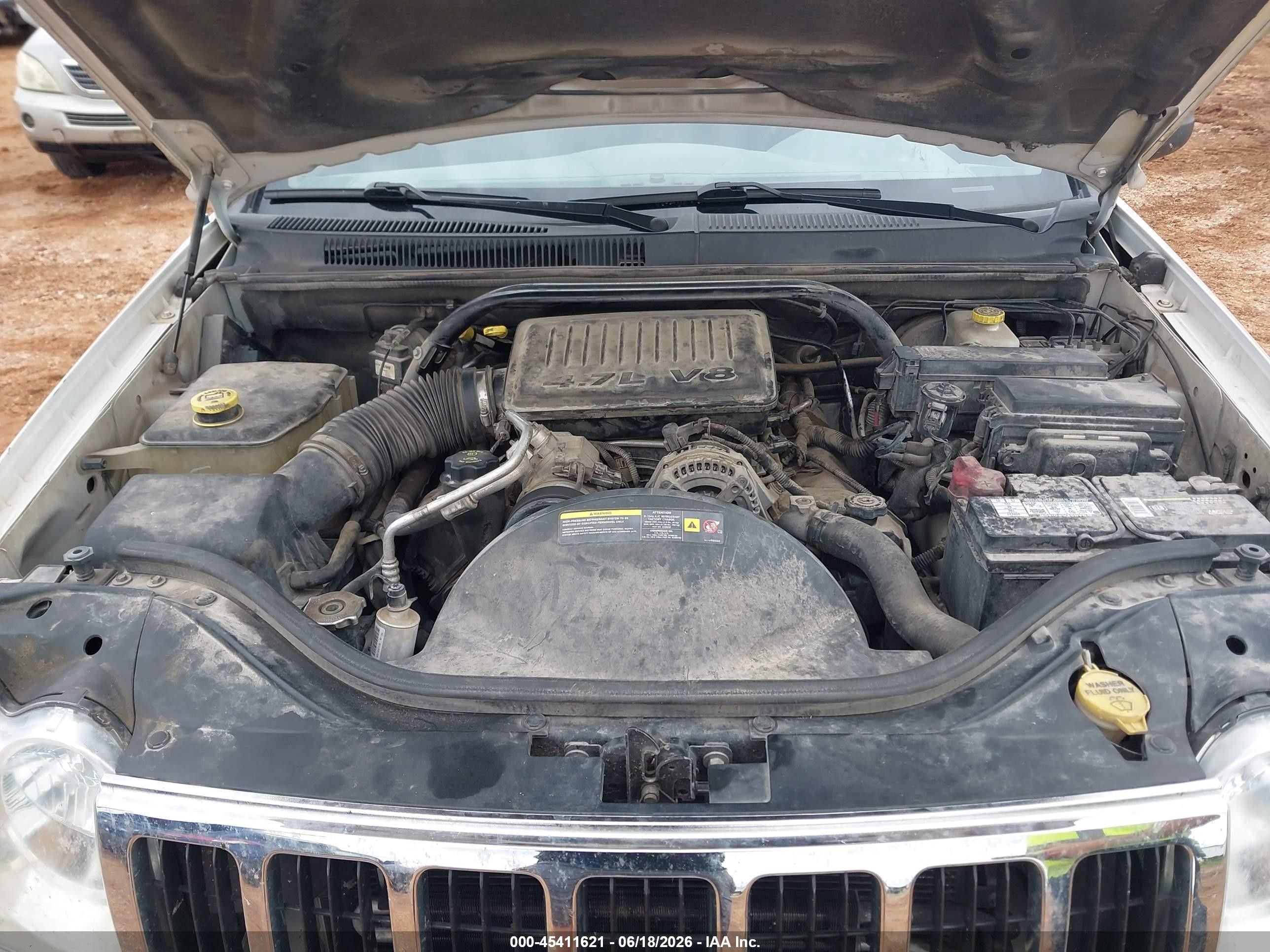 2006 Jeep Grand Cherokee Limited White vin: 1J4HR58N46C208356