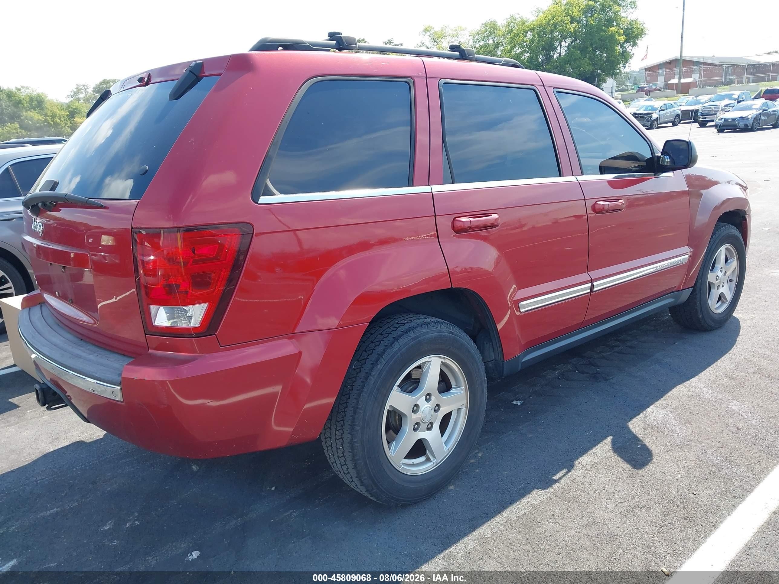 2006 Jeep Grand Cherokee Limited Red vin: 1J4HR58N56C295264