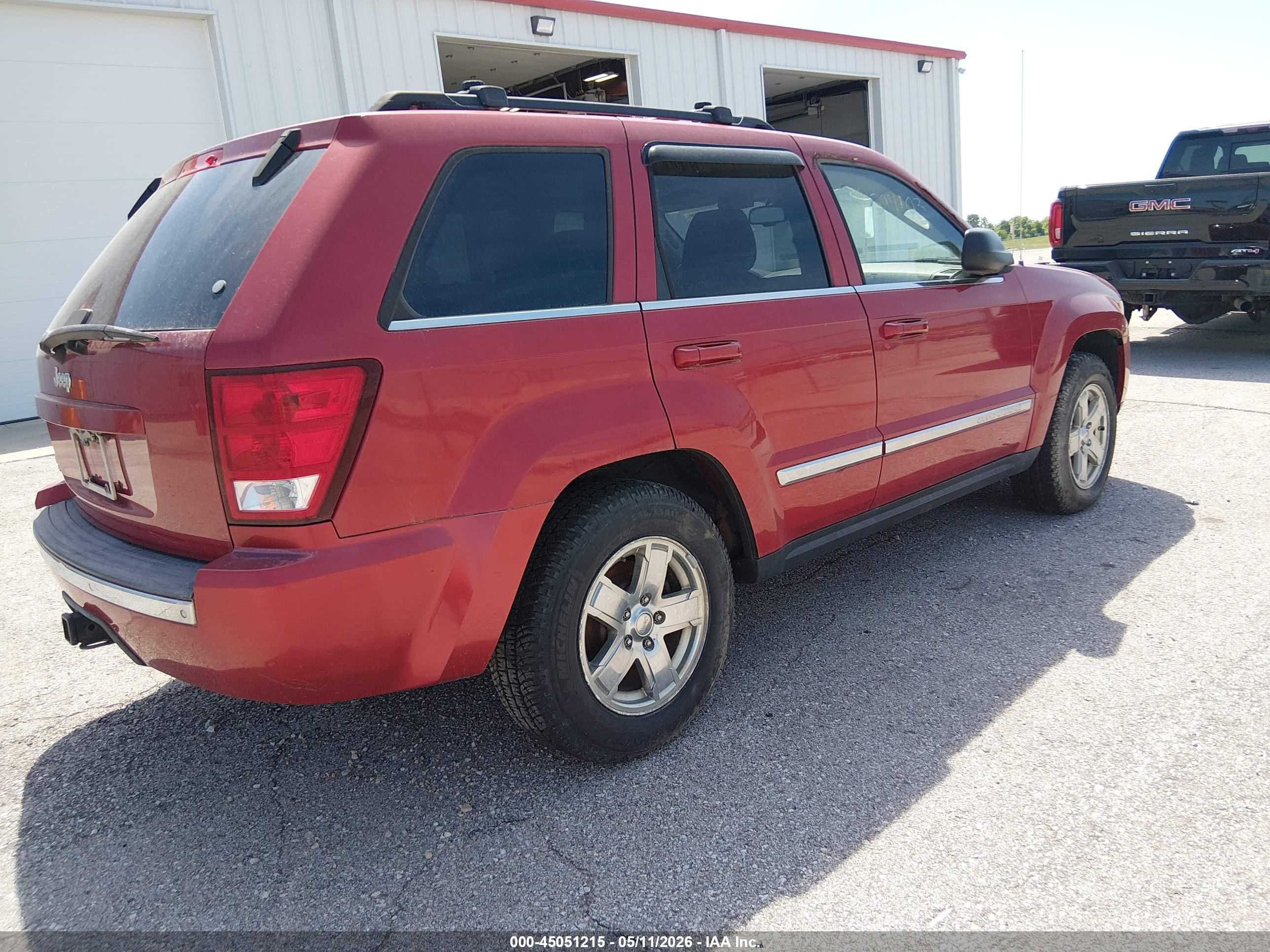 2006 Jeep Grand Cherokee Limited Red vin: 1J4HR58N56C320146