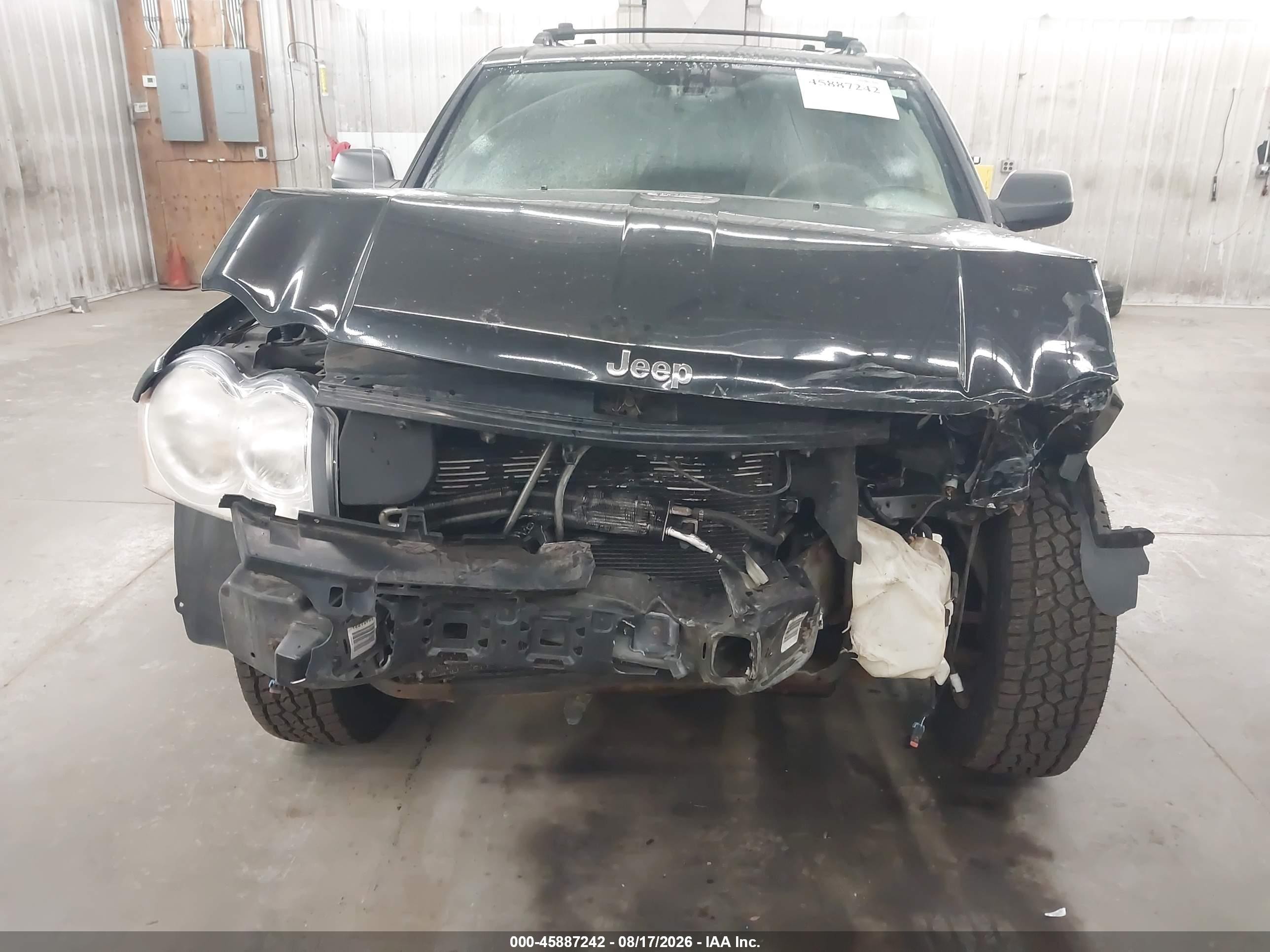 2005 Jeep Grand Cherokee Limited Black vin: 1J4HR58N65C731389
