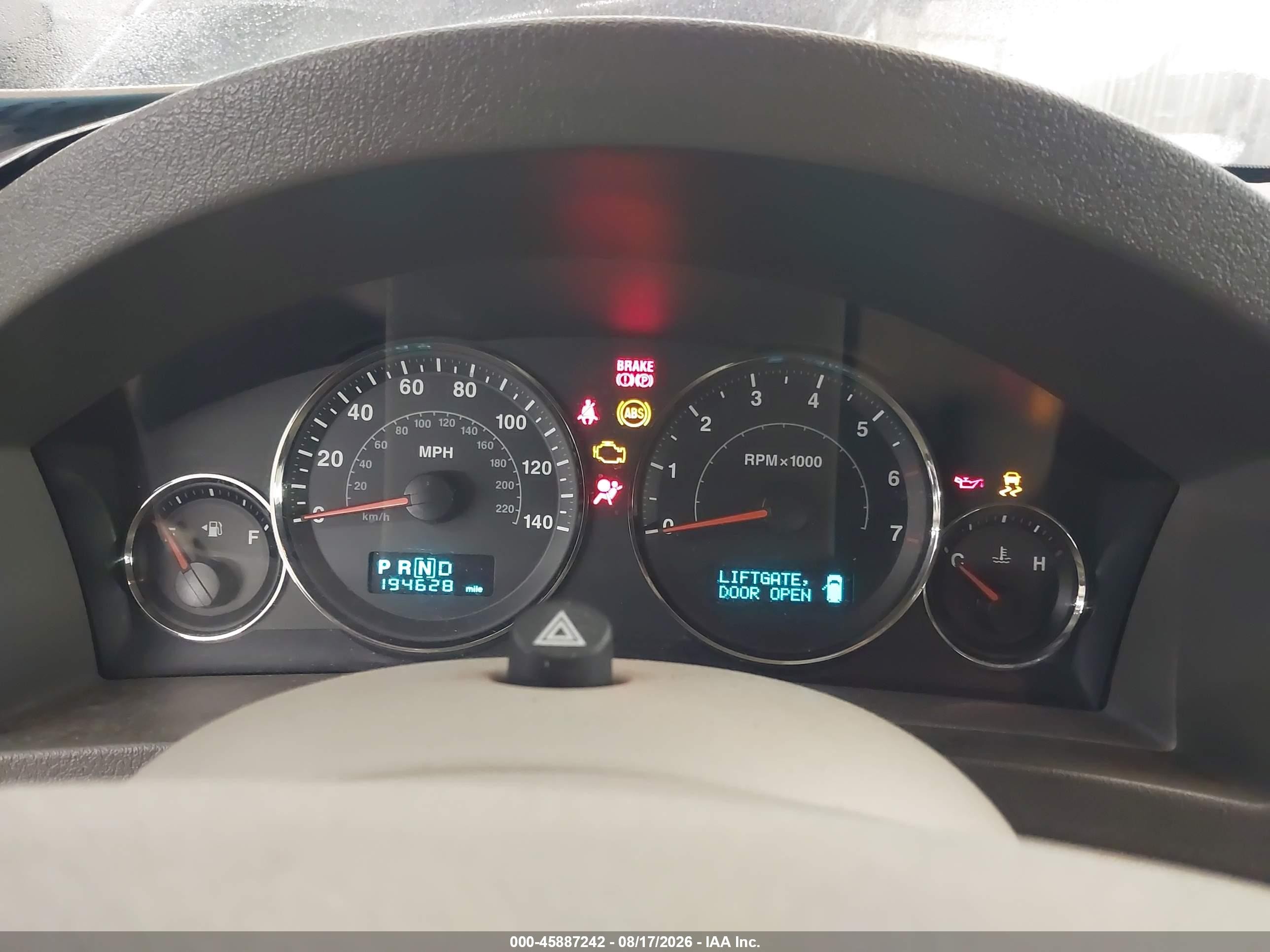 2005 Jeep Grand Cherokee Limited Black vin: 1J4HR58N65C731389