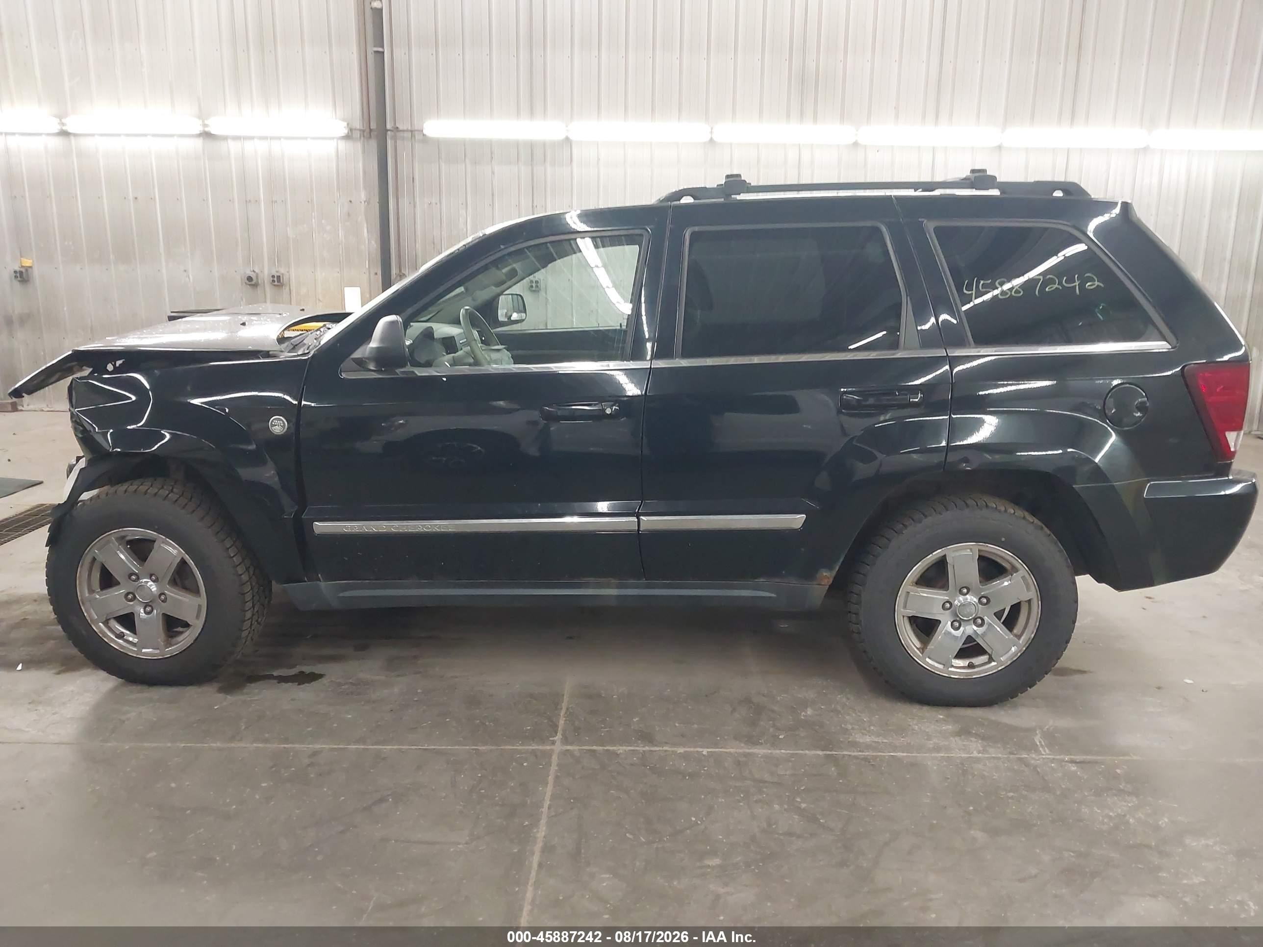 2005 Jeep Grand Cherokee Limited Black vin: 1J4HR58N65C731389