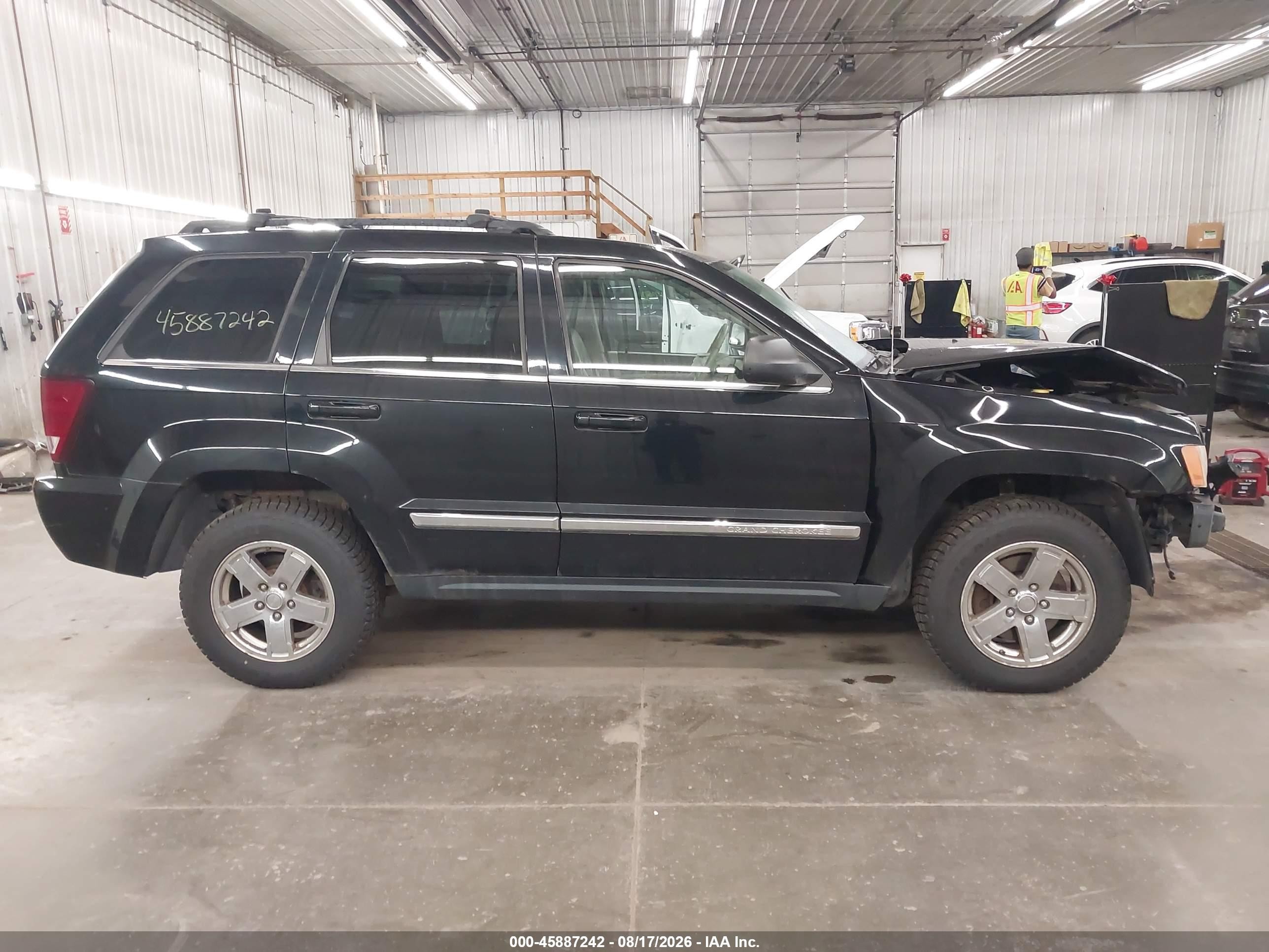2005 Jeep Grand Cherokee Limited Black vin: 1J4HR58N65C731389