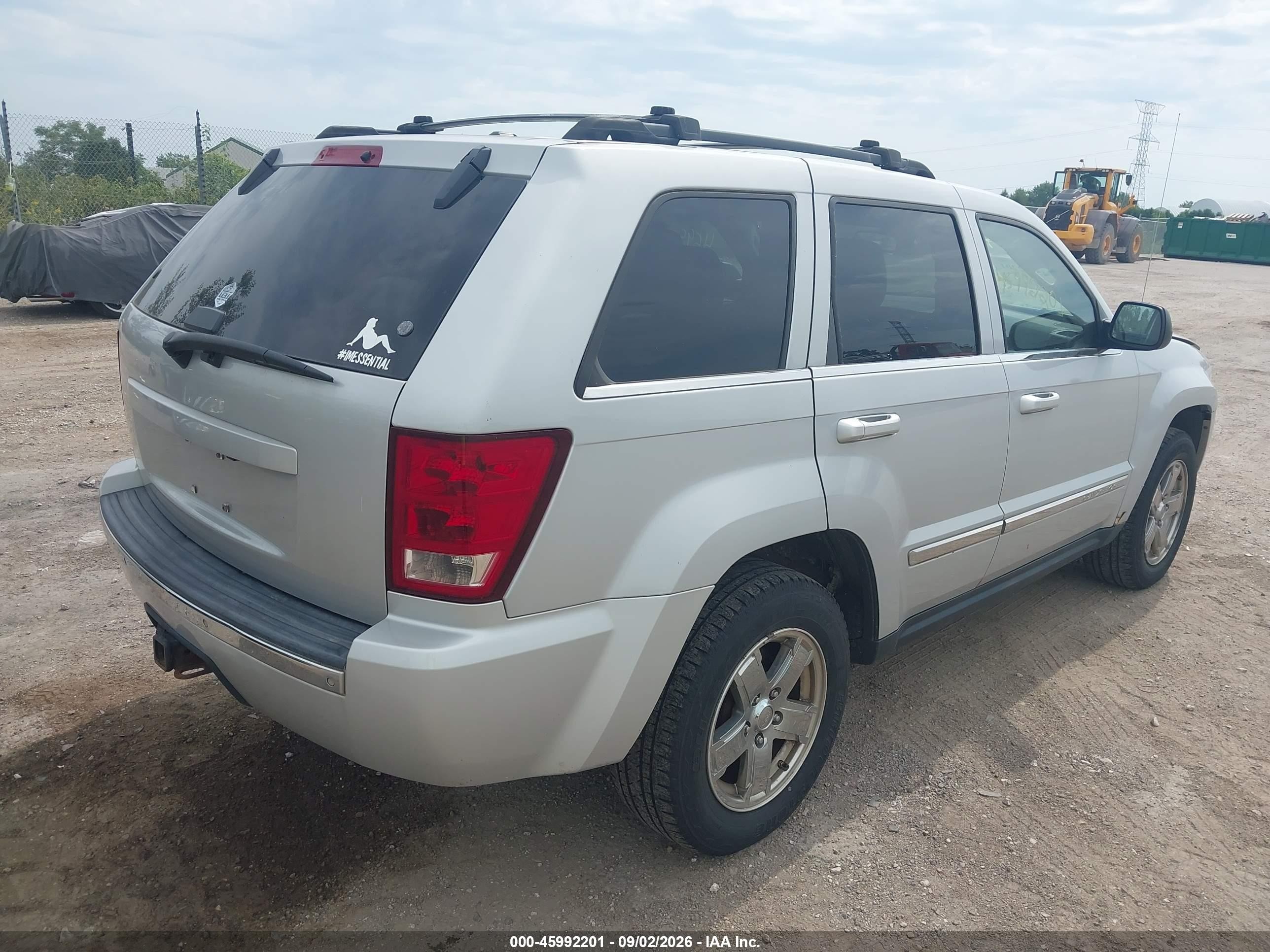 2006 Jeep Grand Cherokee Limited Silver vin: 1J4HR58N76C116190