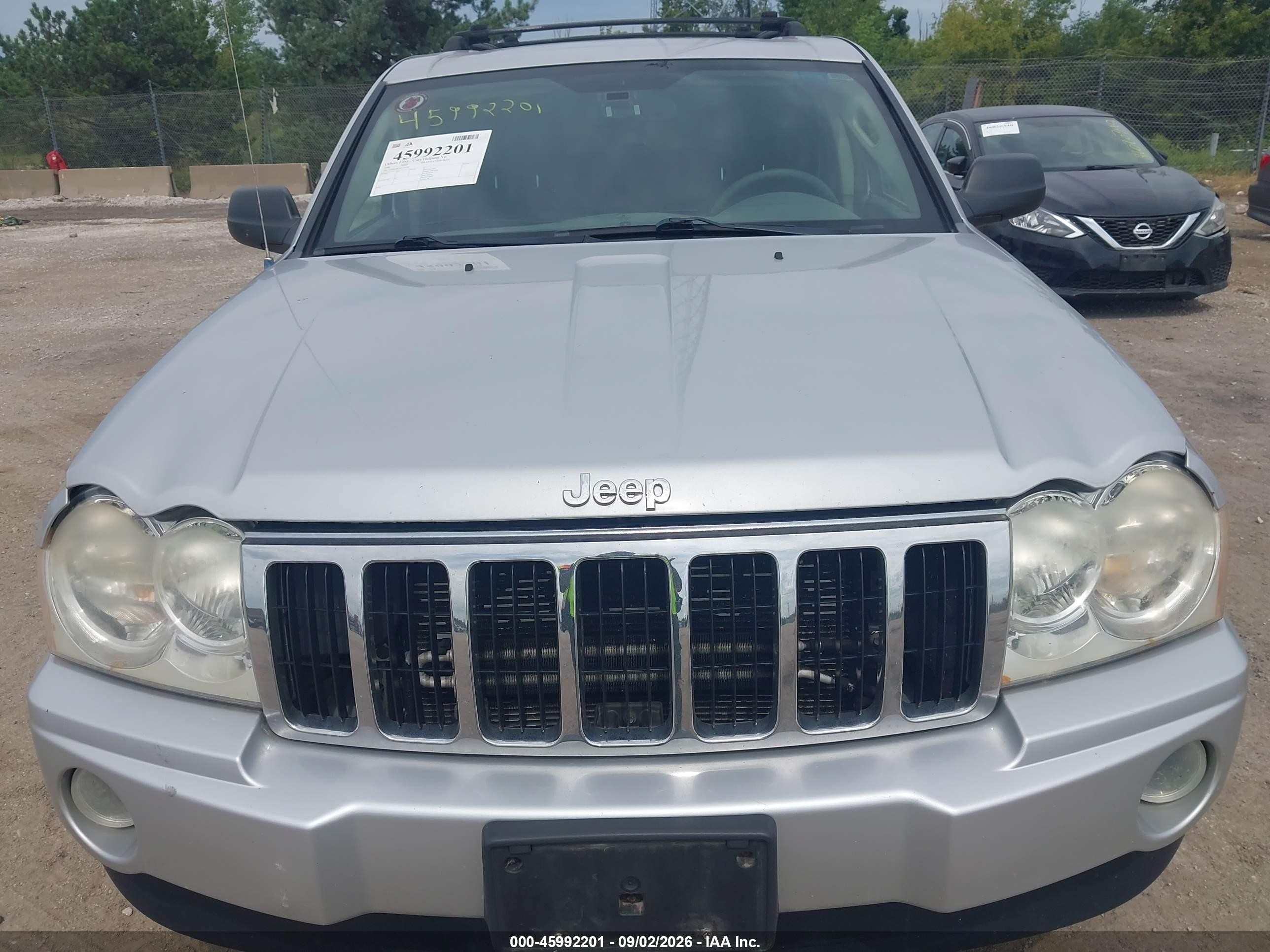 2006 Jeep Grand Cherokee Limited Silver vin: 1J4HR58N76C116190