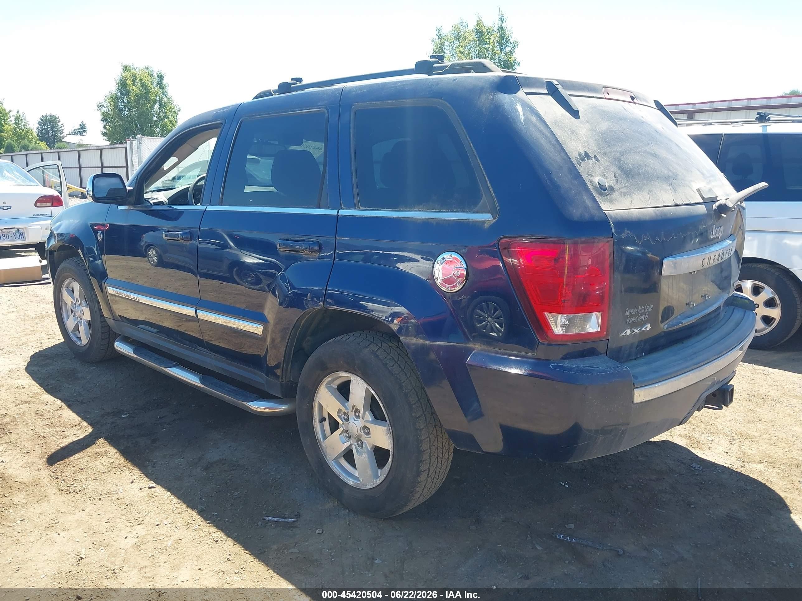 2005 Jeep Grand Cherokee Limited Blue vin: 1J4HR58N85C628913