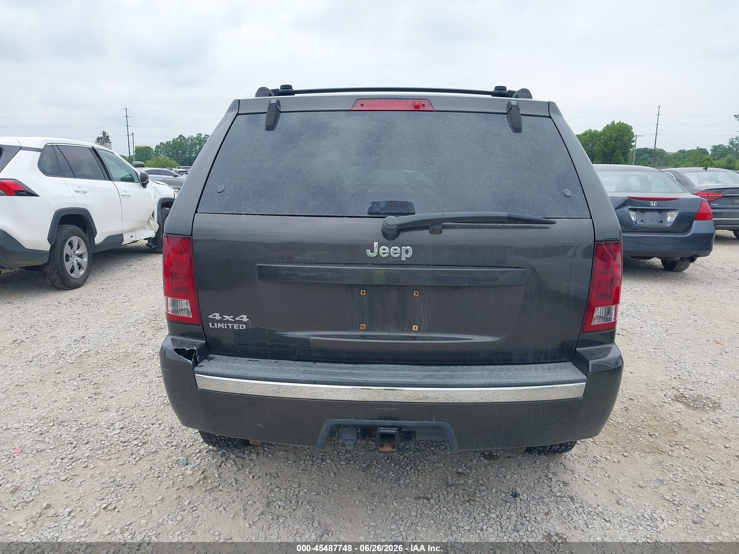 2006 Jeep Grand Cherokee Limited Gray vin: 1J4HR58N86C159629