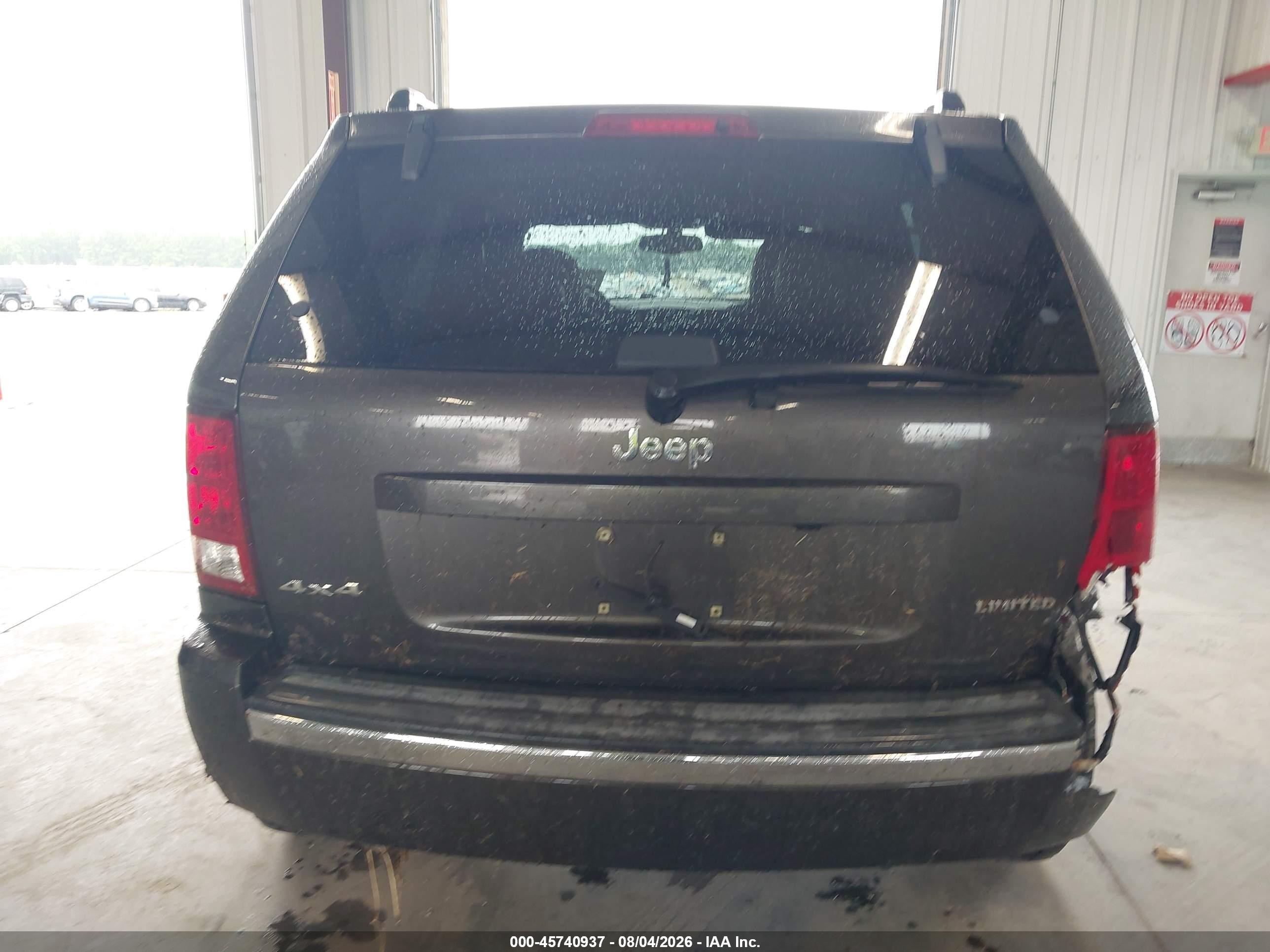 2005 Jeep Grand Cherokee Limited Gray vin: 1J4HR58N95C590236