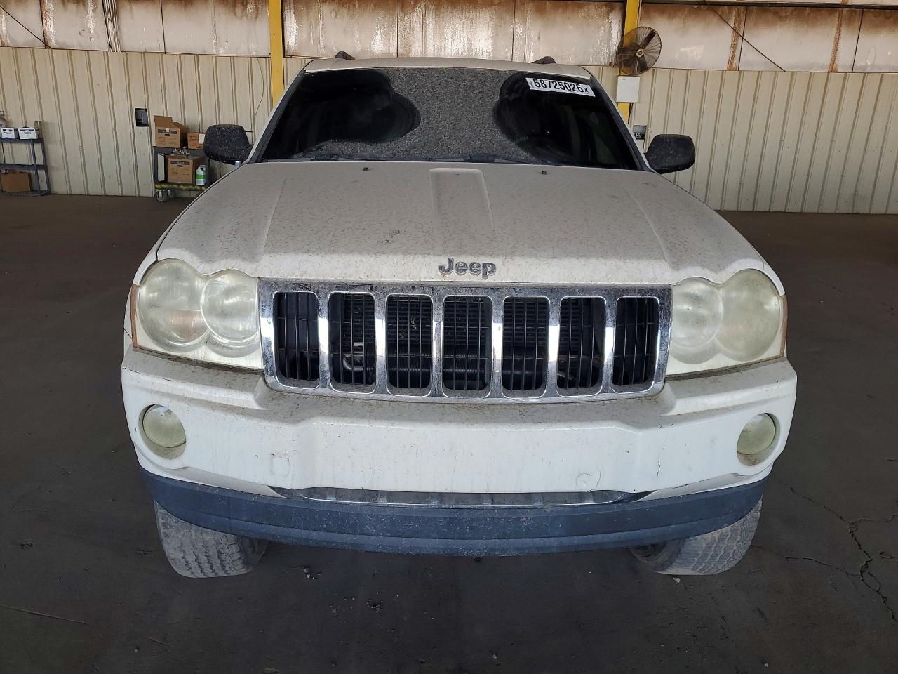 2005 Jeep Grand Cherokee Limited White vin: 1J4HR58N95C706406