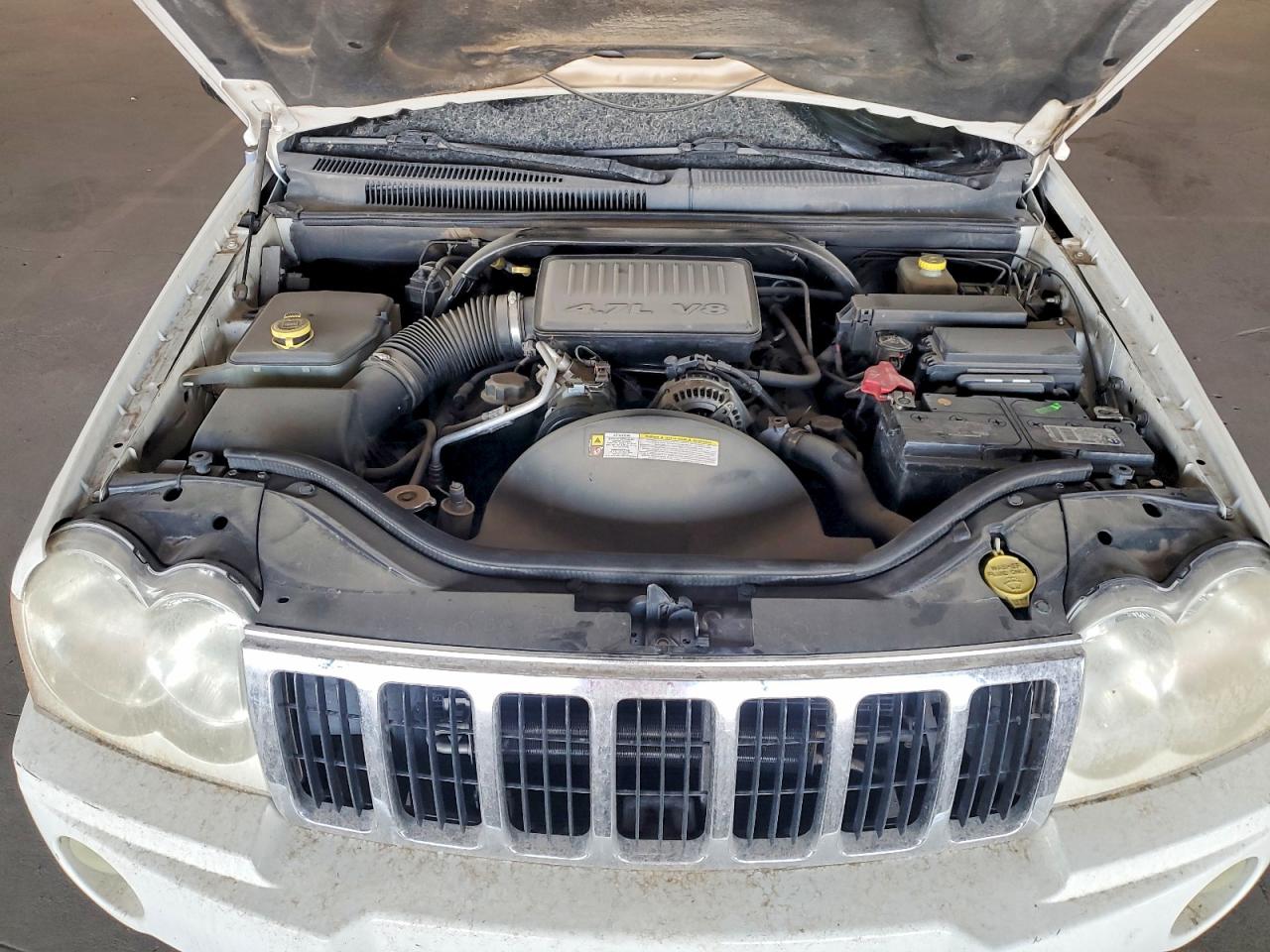 2005 Jeep Grand Cherokee Limited White vin: 1J4HR58N95C706406