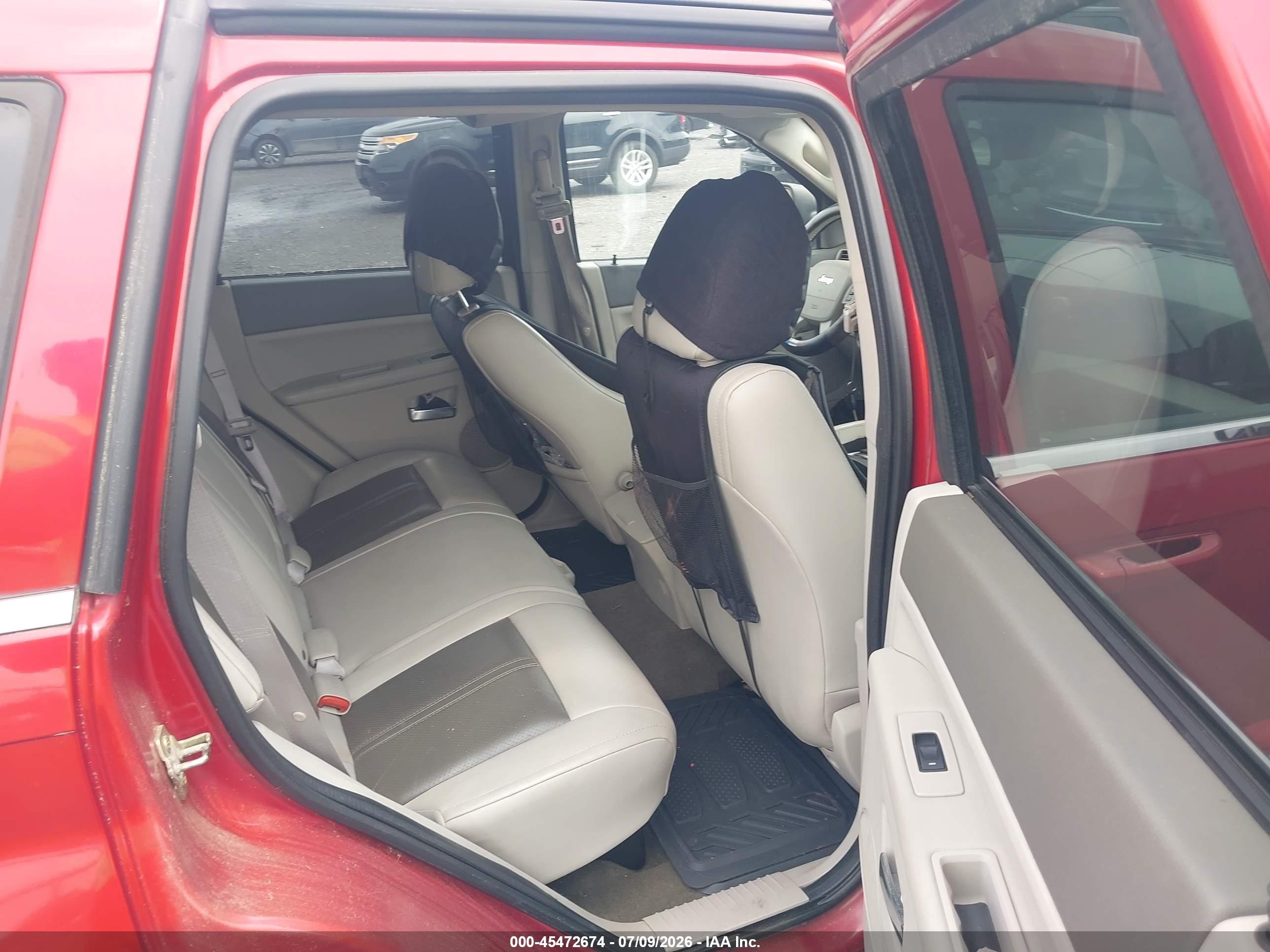 2006 Jeep Grand Cherokee Limited Red vin: 1J4HR58N96C102226